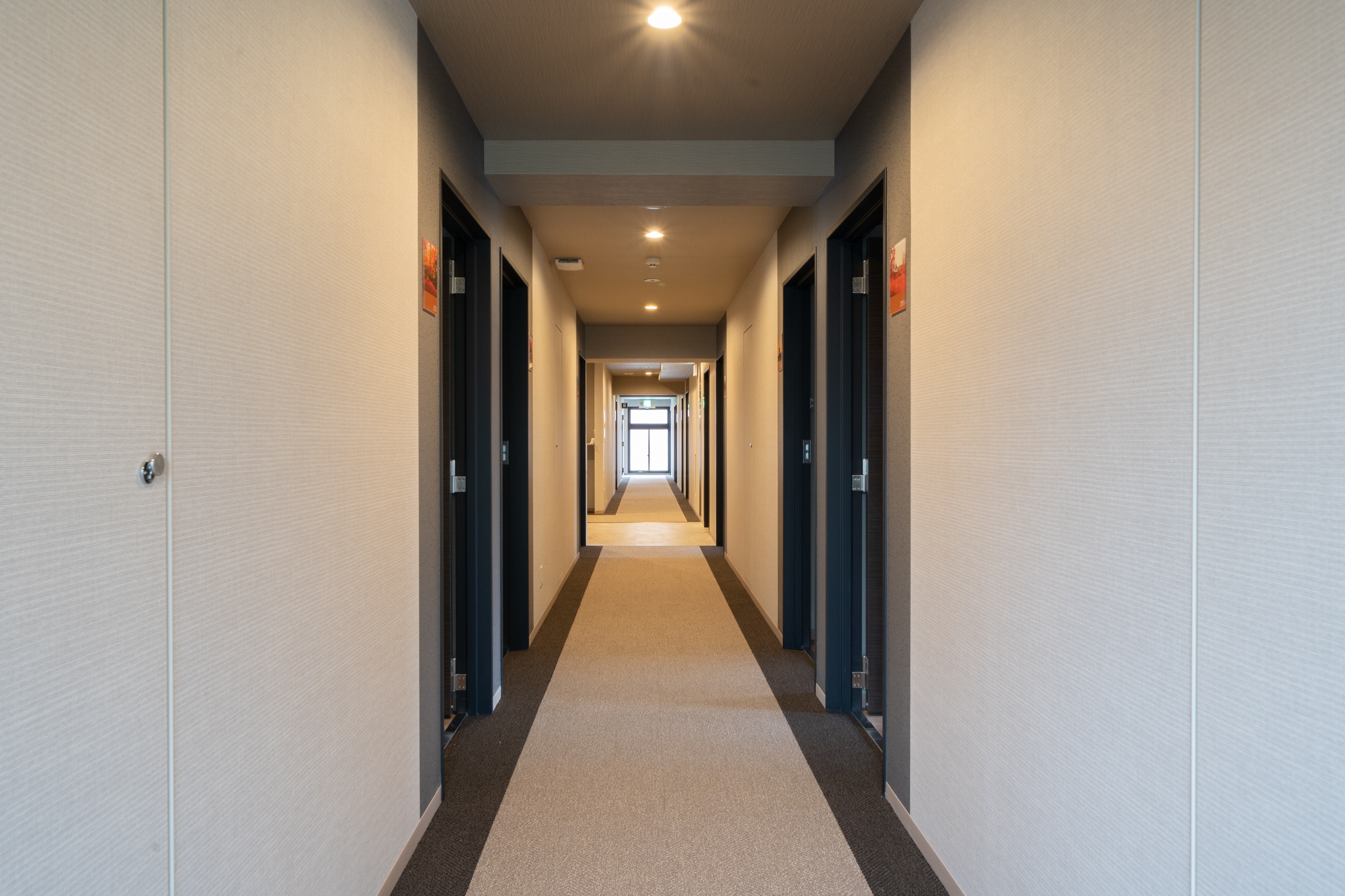 Guest room floor corridor