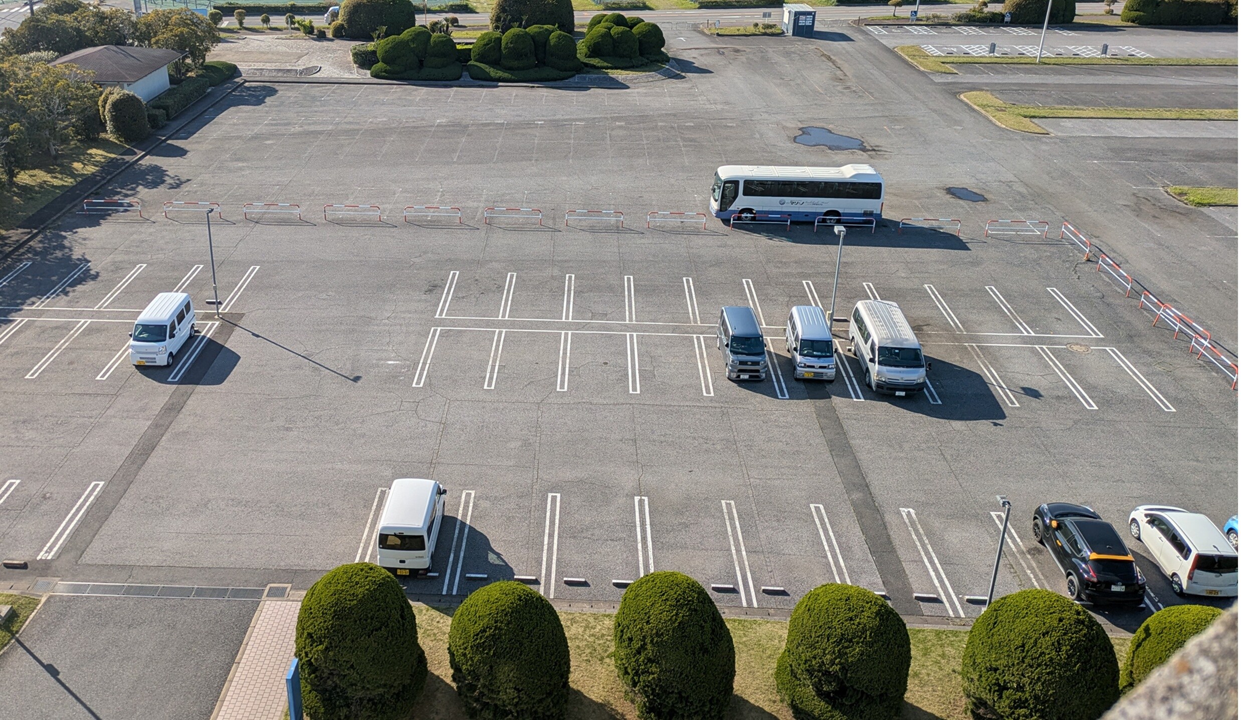 Free parking for large vehicles