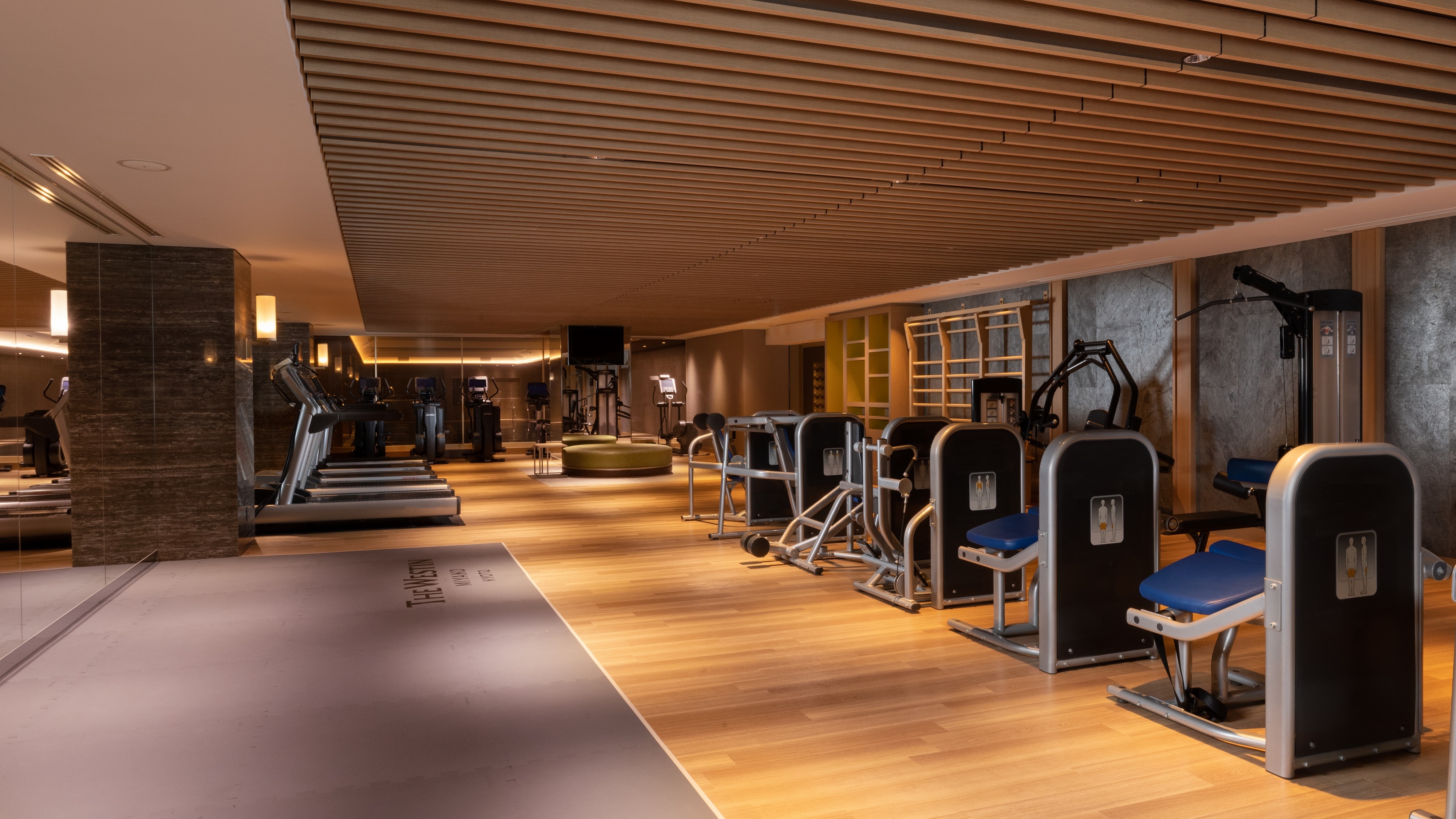 3rd floor fitness studio "WESTIN WORKOUT" gym area