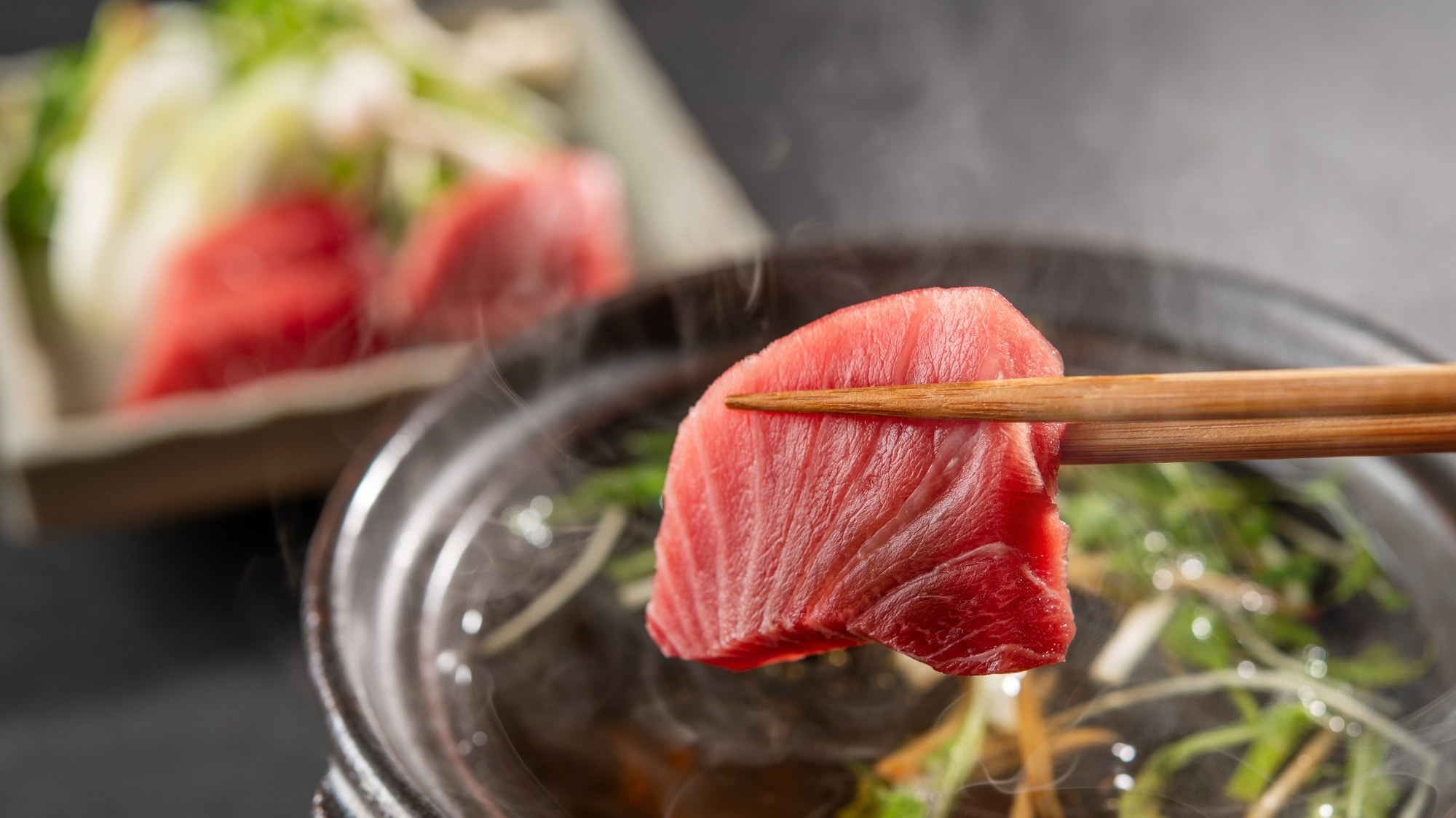【地方特色怀石料理套餐】夏季（2026年6月-7月16日）主菜：金枪鱼火锅配时令蔬菜