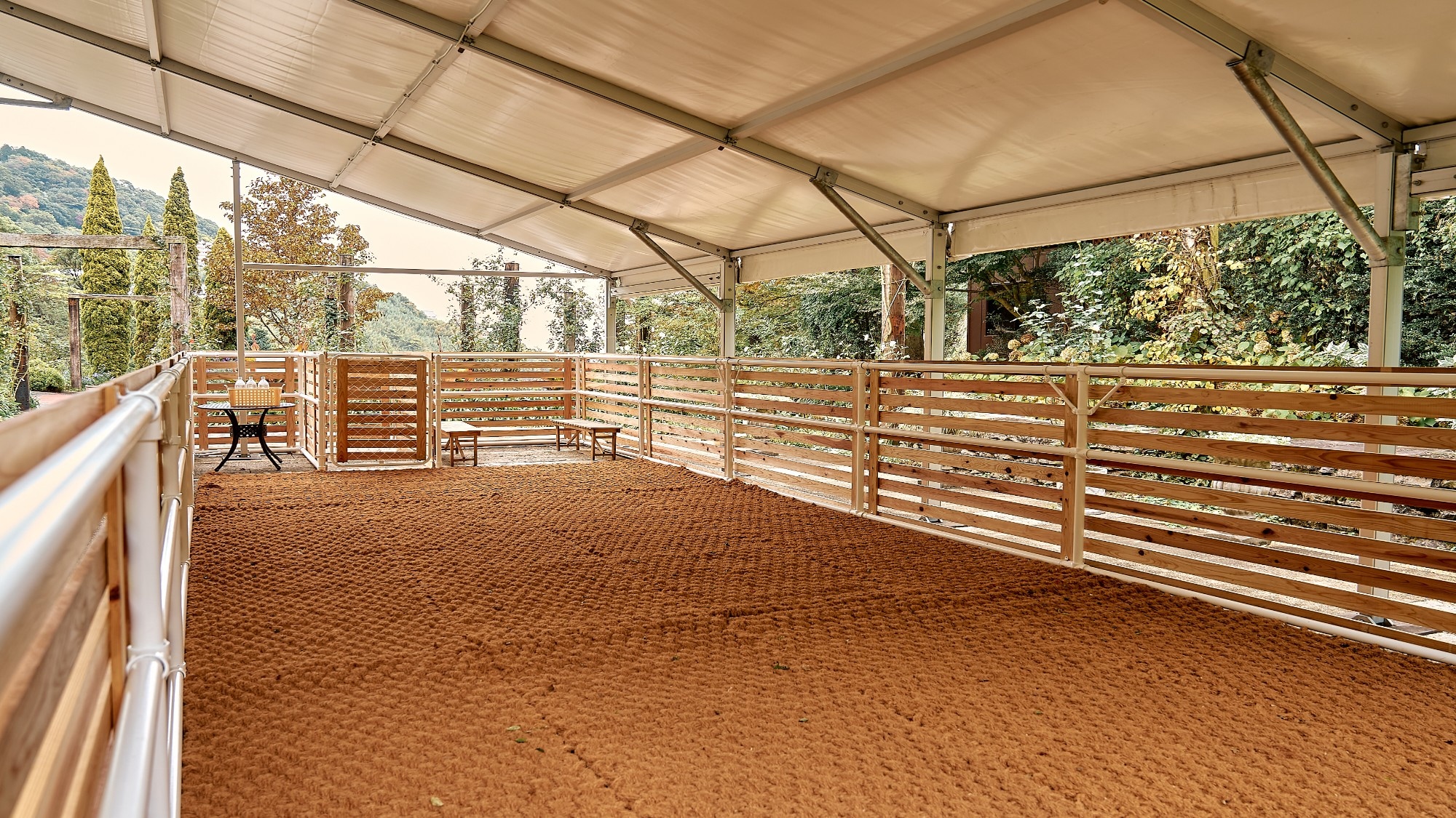 [Akao Forest] A new dog run has also been built within the facility!