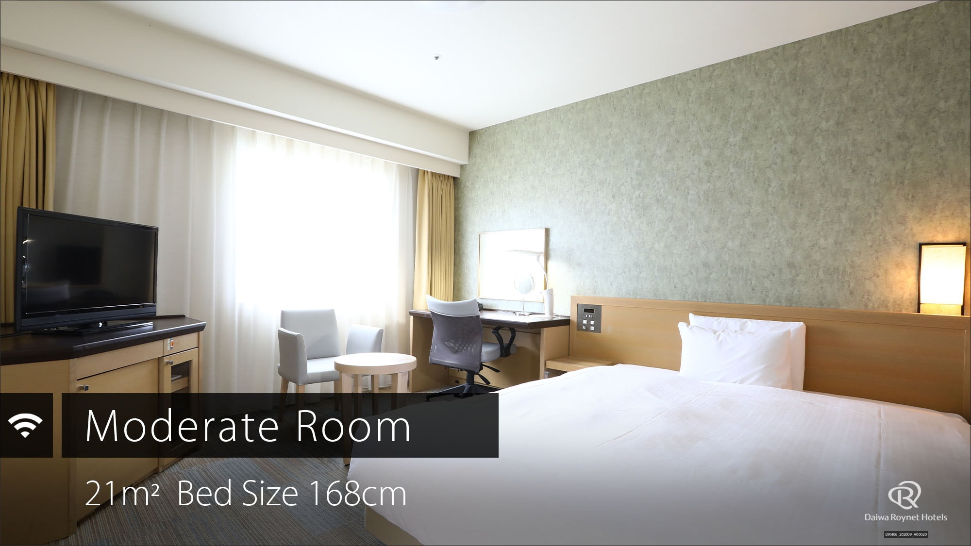 Moderate room Room area: 21㎡ Bed size 168cm