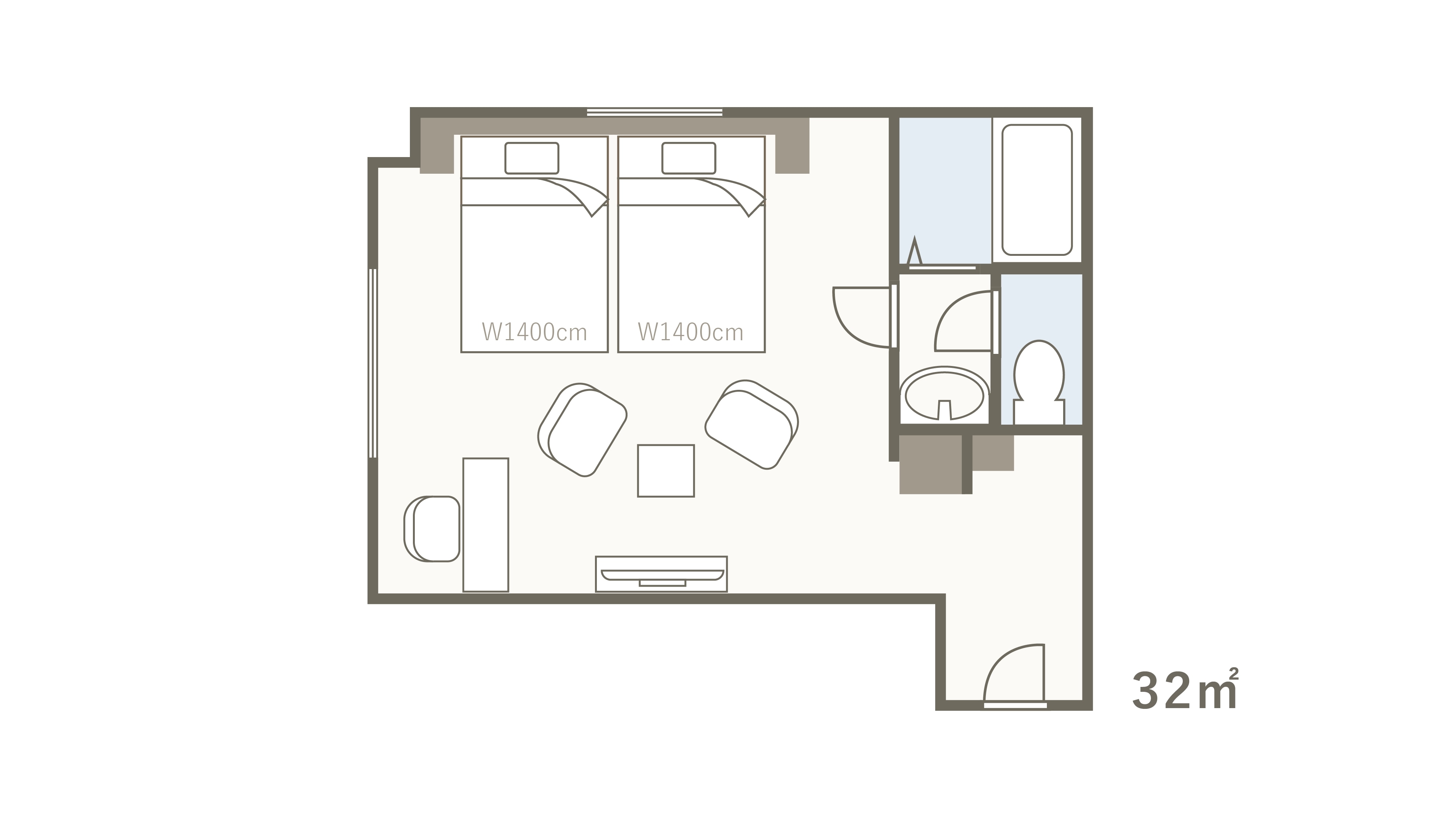 Deluxe Hollywood floor plan