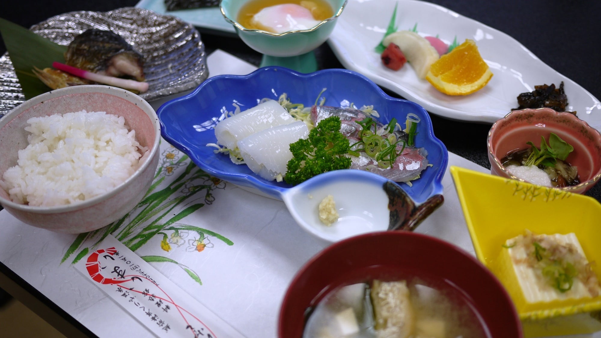 * [Example of full breakfast] We offer a carefully prepared breakfast that is good for your body.