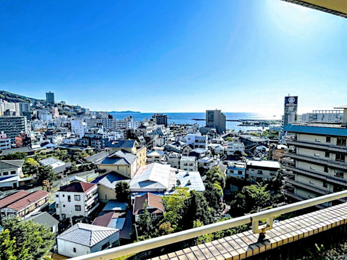 View from the top floor of the main building