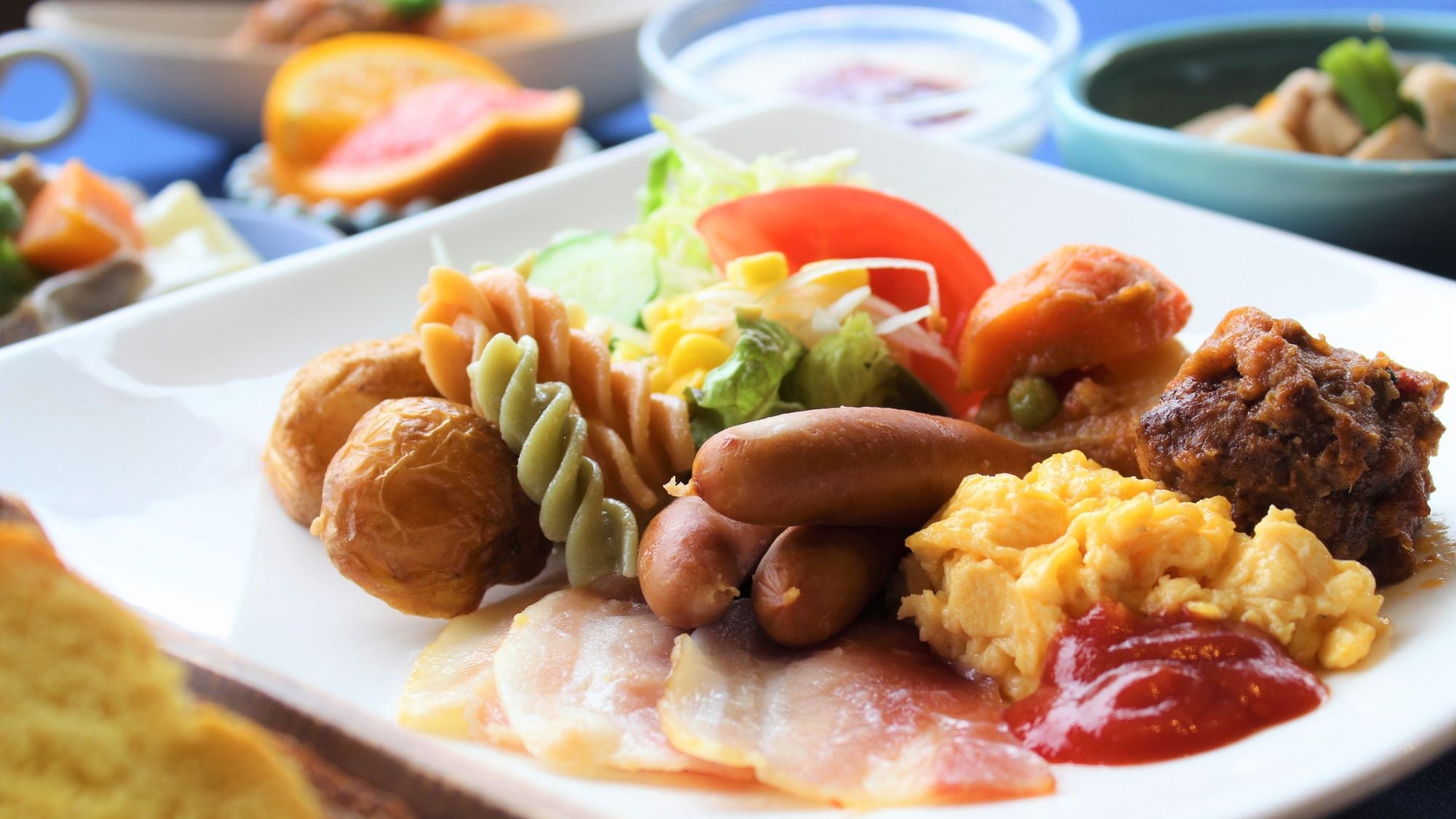 Our proud chef's homemade breakfast buffet ♪