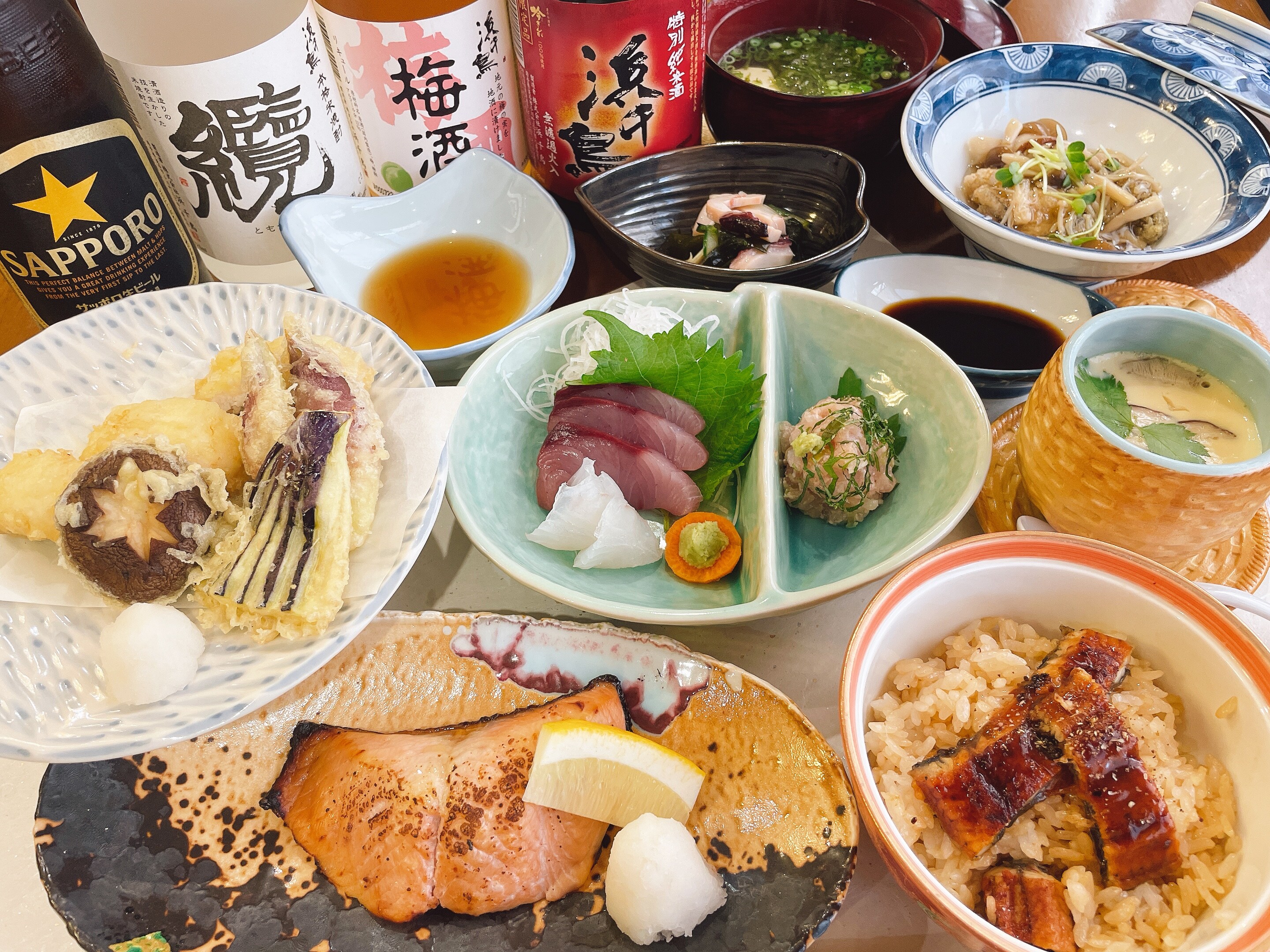 Kamaishi Hamamae cuisine and local sake