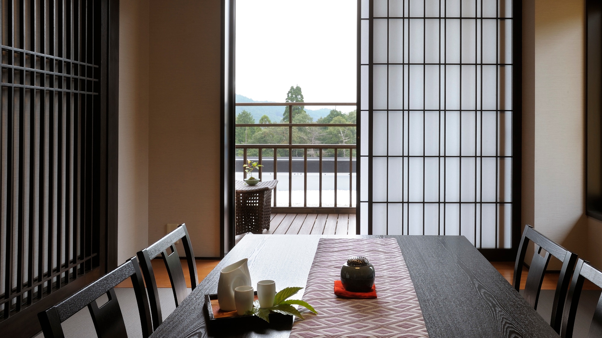 Scenery seen from a special room (example)