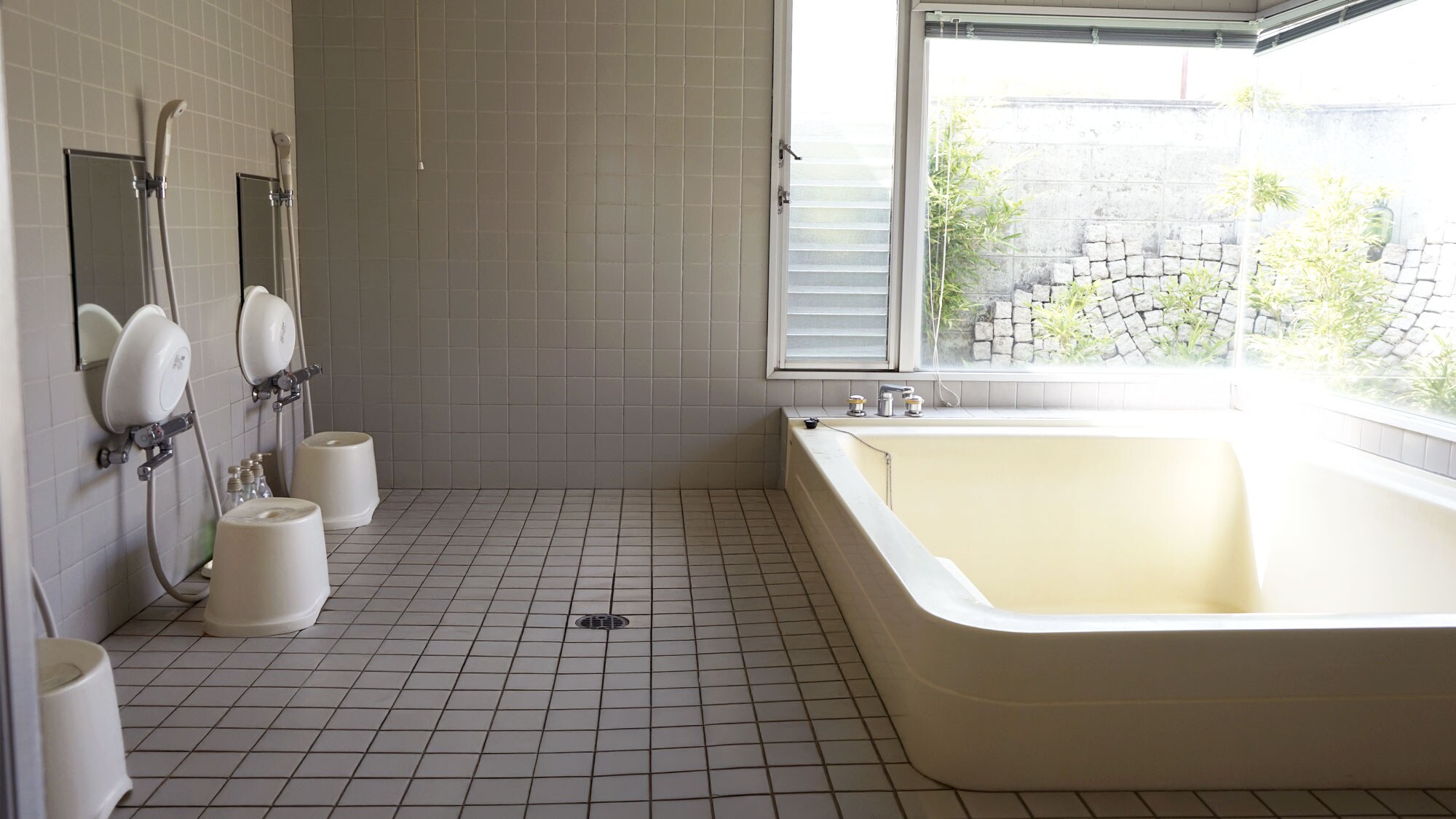 Large public bath [reservation required/charged]
