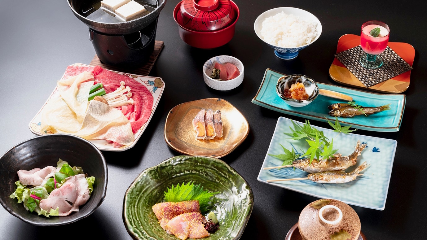 "Sumimoto Collaboration Plan" course (example). Enjoy the deliciousness of local produce to the fullest.