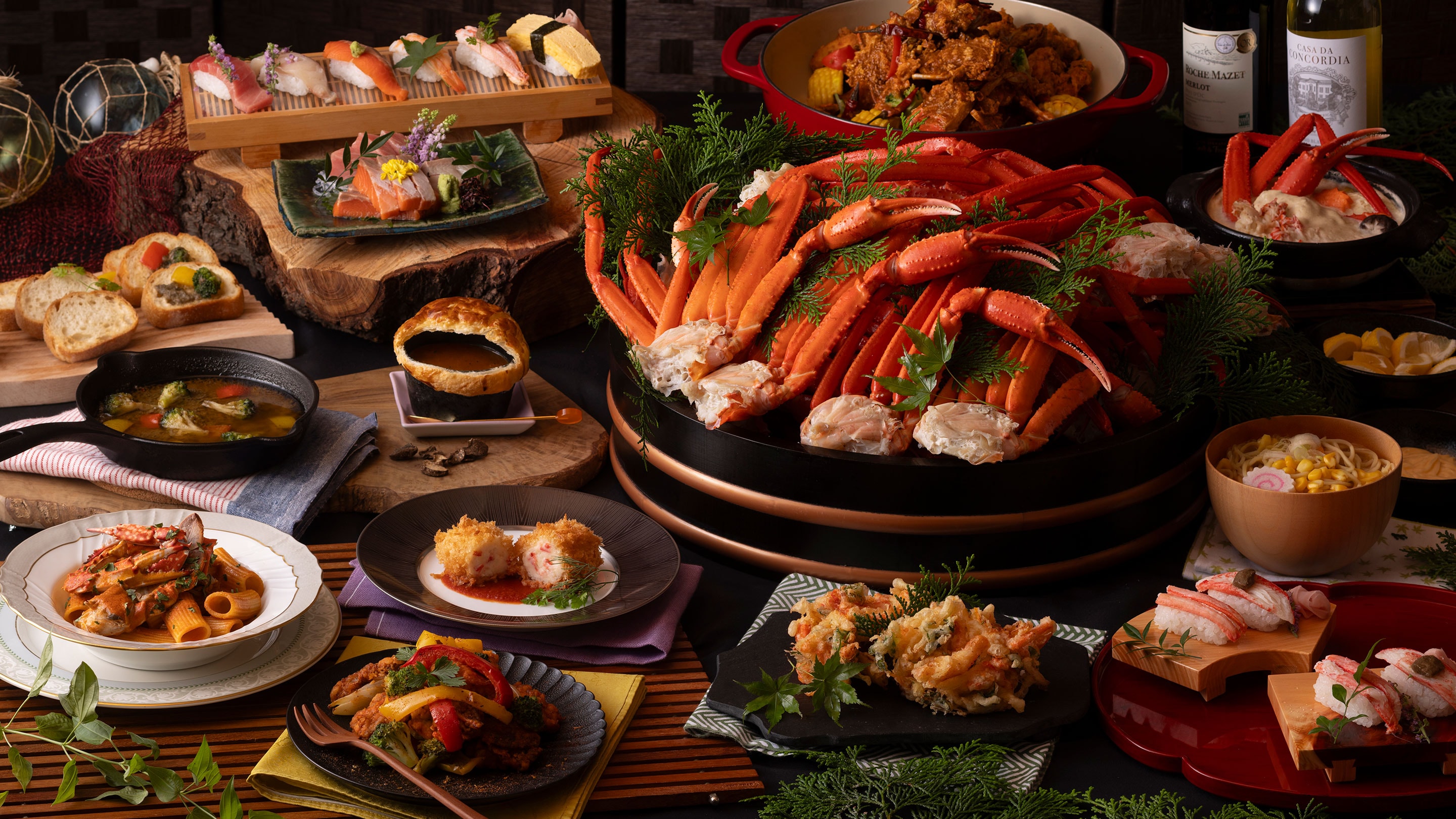 夕食_大江戸カニづくしバイキング※イメージ