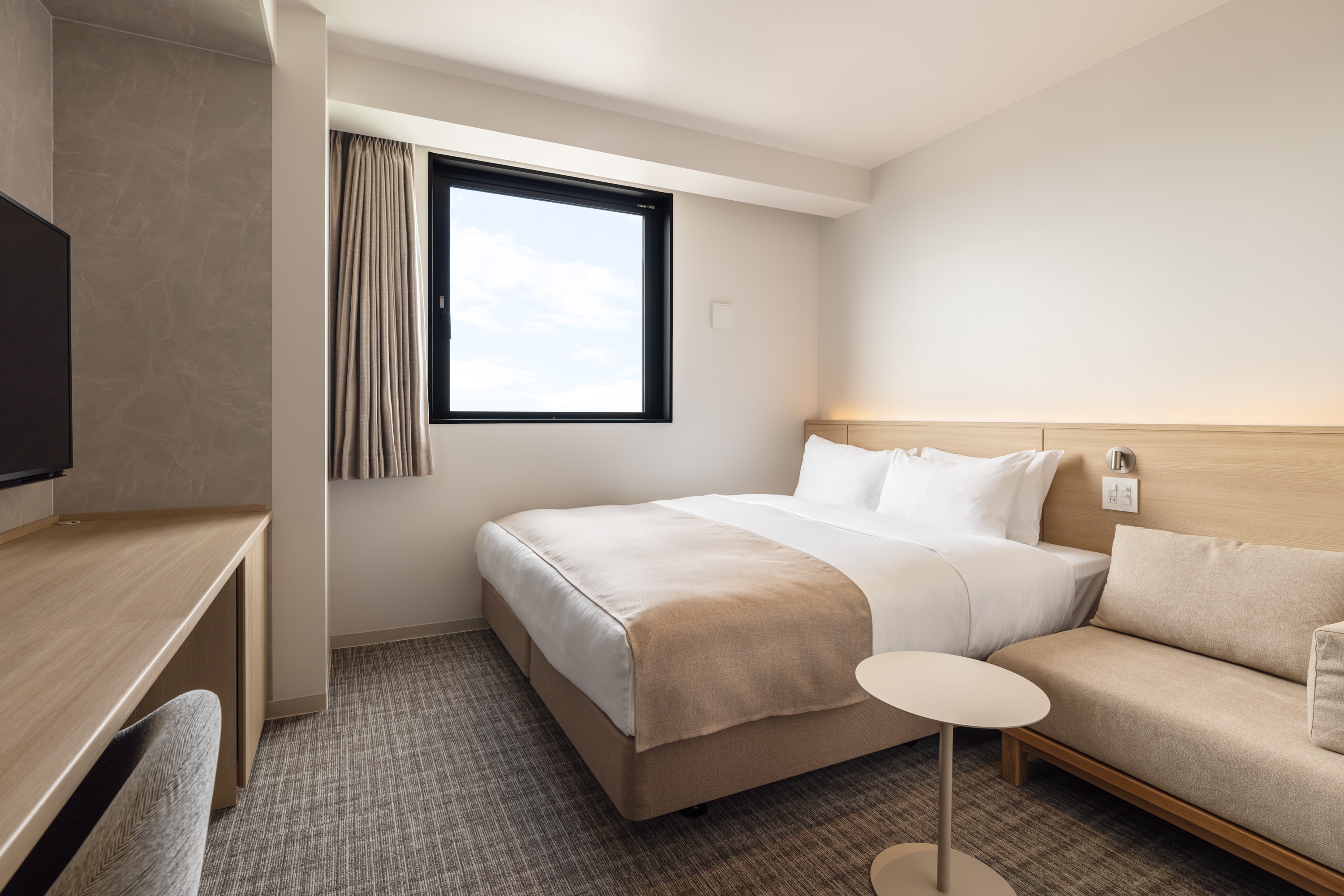 Double | Concept Asa-Mane- | 21.9㎡ and up | Separate bath, sink and toilet | All rooms non-smoking |