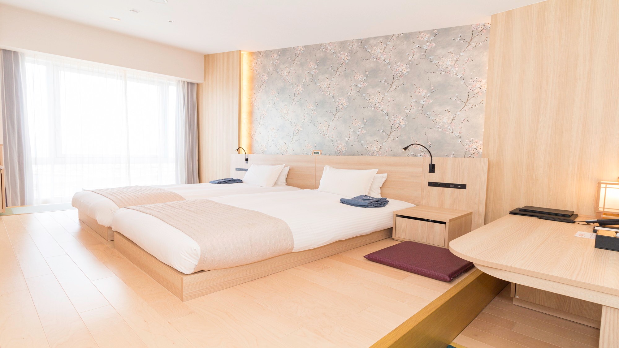 高级双床房 [30.0㎡ / 浴室（带洗手间） / 卫生间] * 家具布置可能因房间而异。