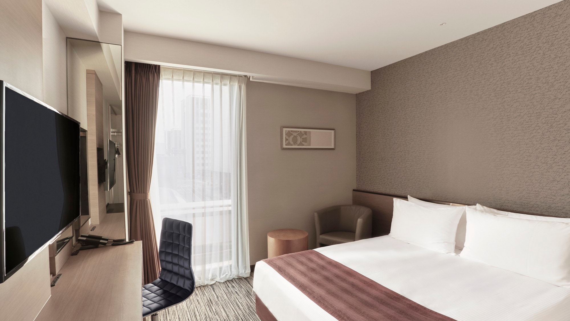 [Smart Double (18m²)] A guest room that pursues sophisticated design, functionality and comfort.