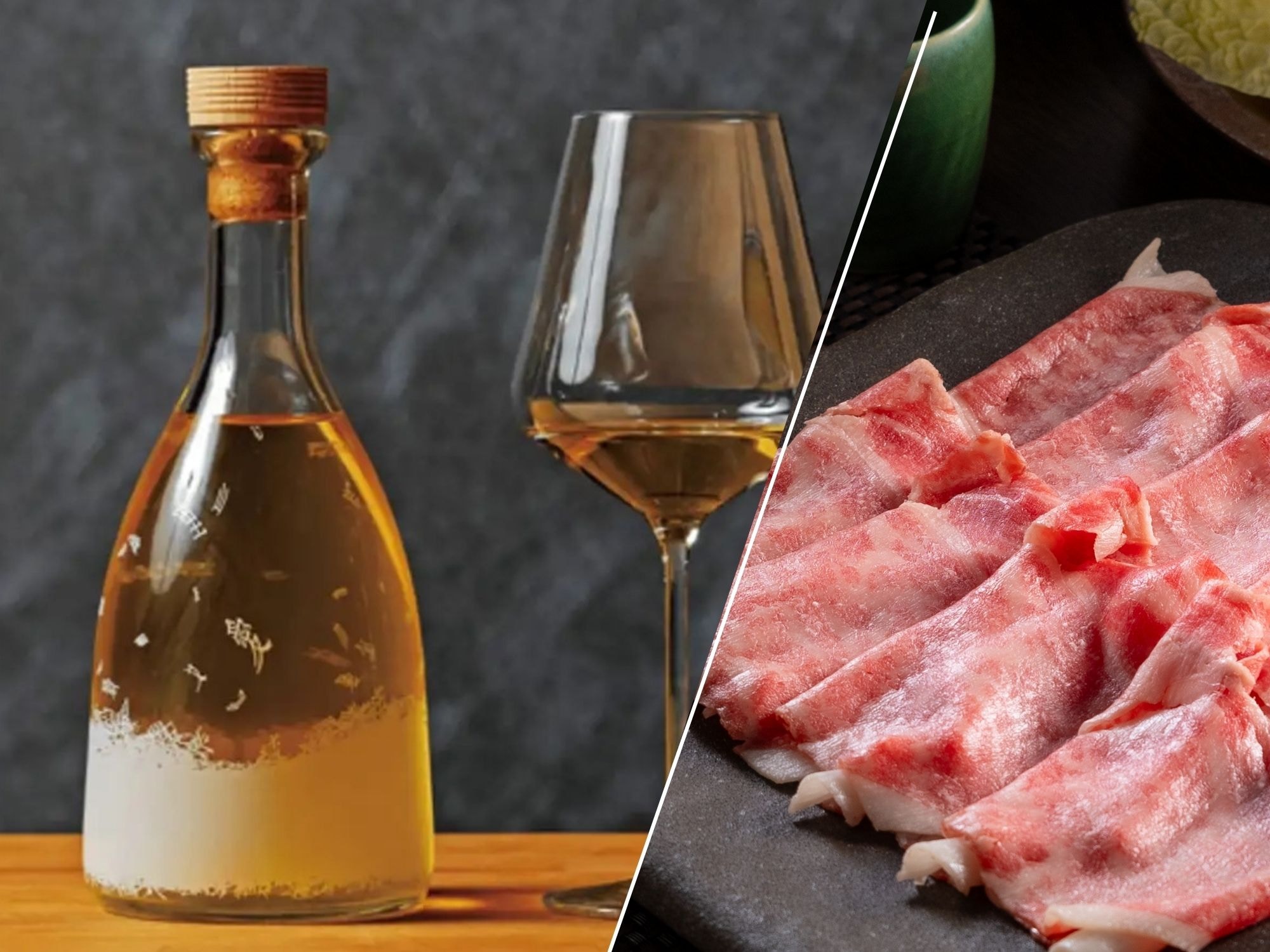 스노우 사토야마 연어 (사토야마 마리아주 컬렉션) 크리스탈 글라스 한 잔 포함 플랜