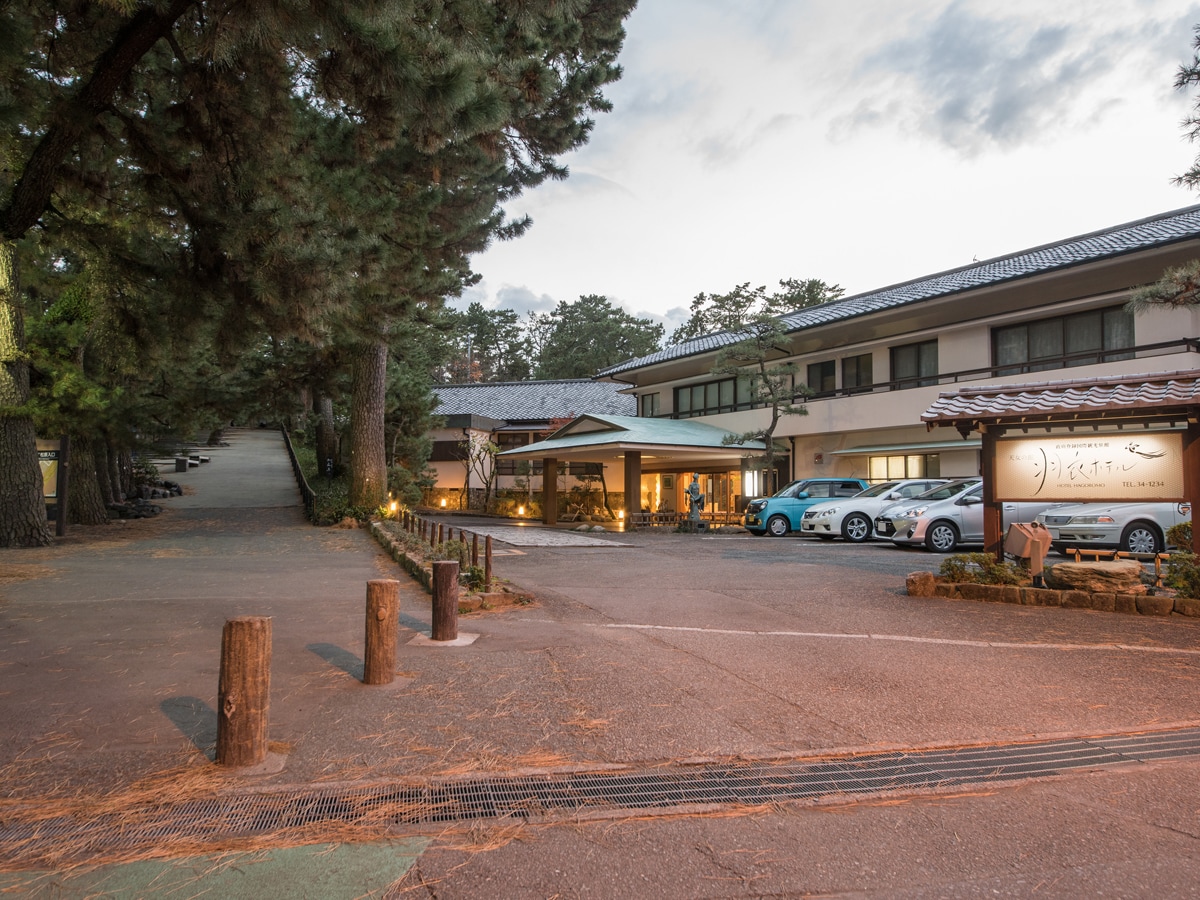 * [外观]位于三保松原一角的纯日式旅馆，我们将帮助您入住。