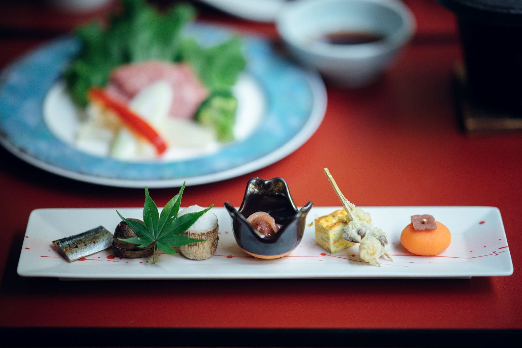 [Contoh hidangan kaiseki yang kreatif]