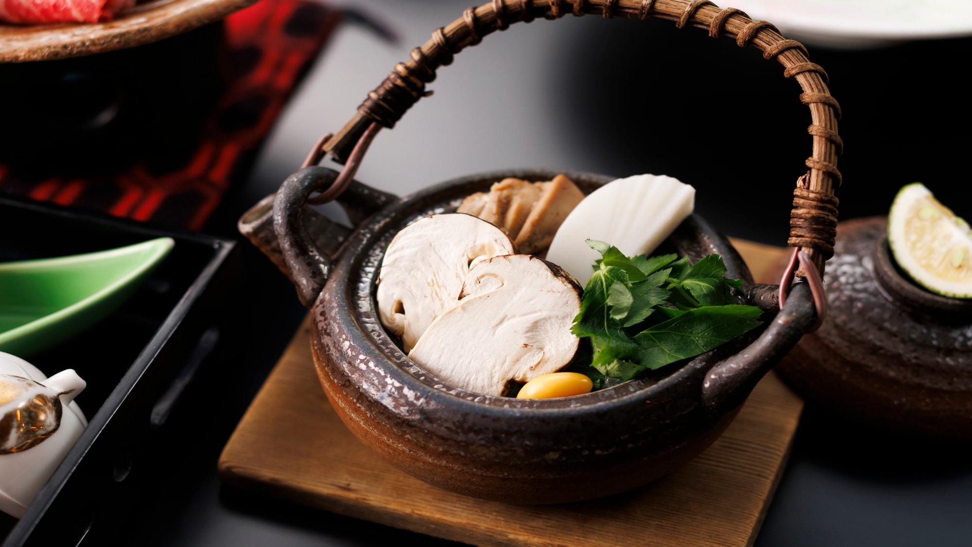 Nồi đất nung nấm Matsutake