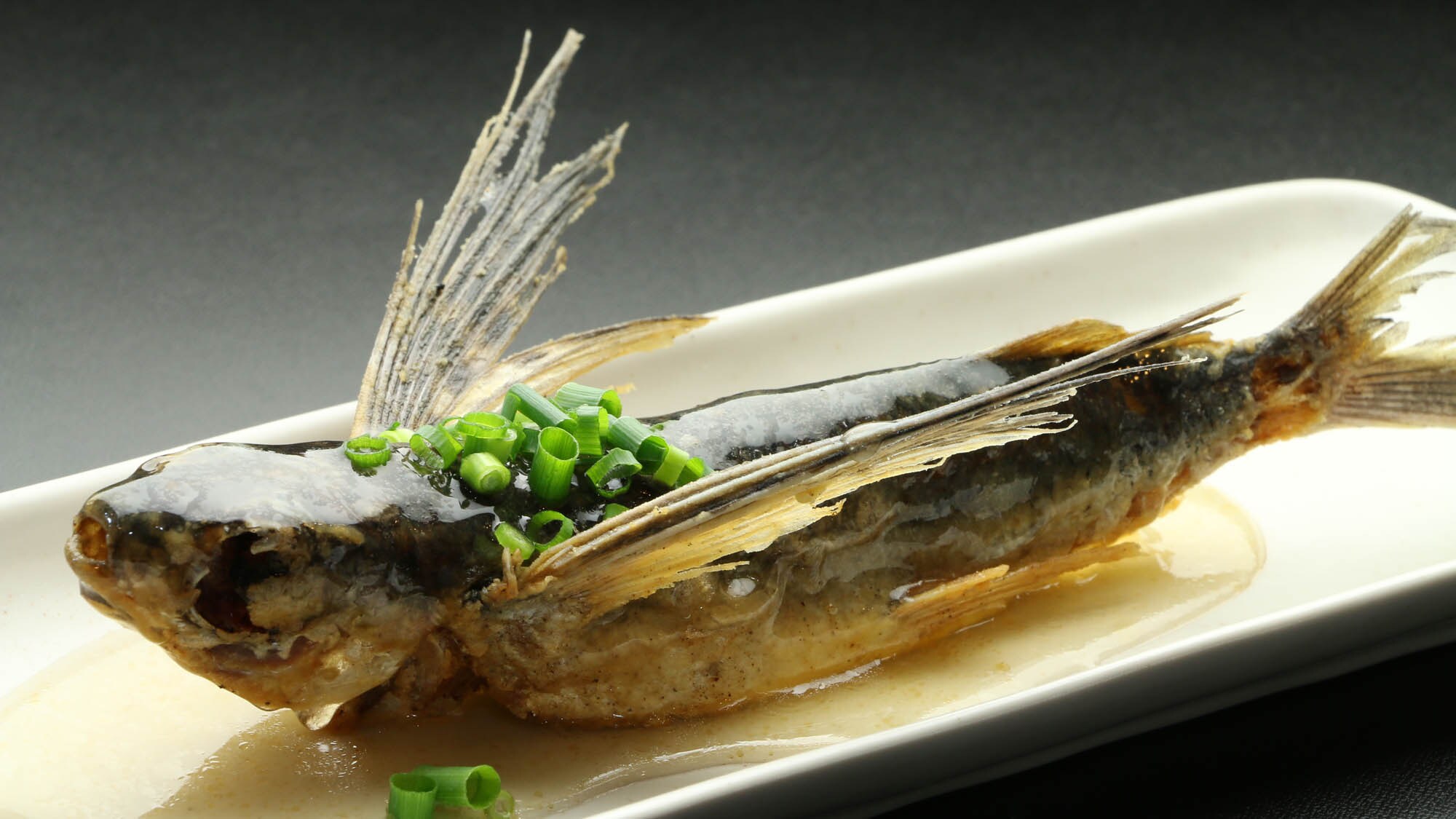 Deep fried flying fish