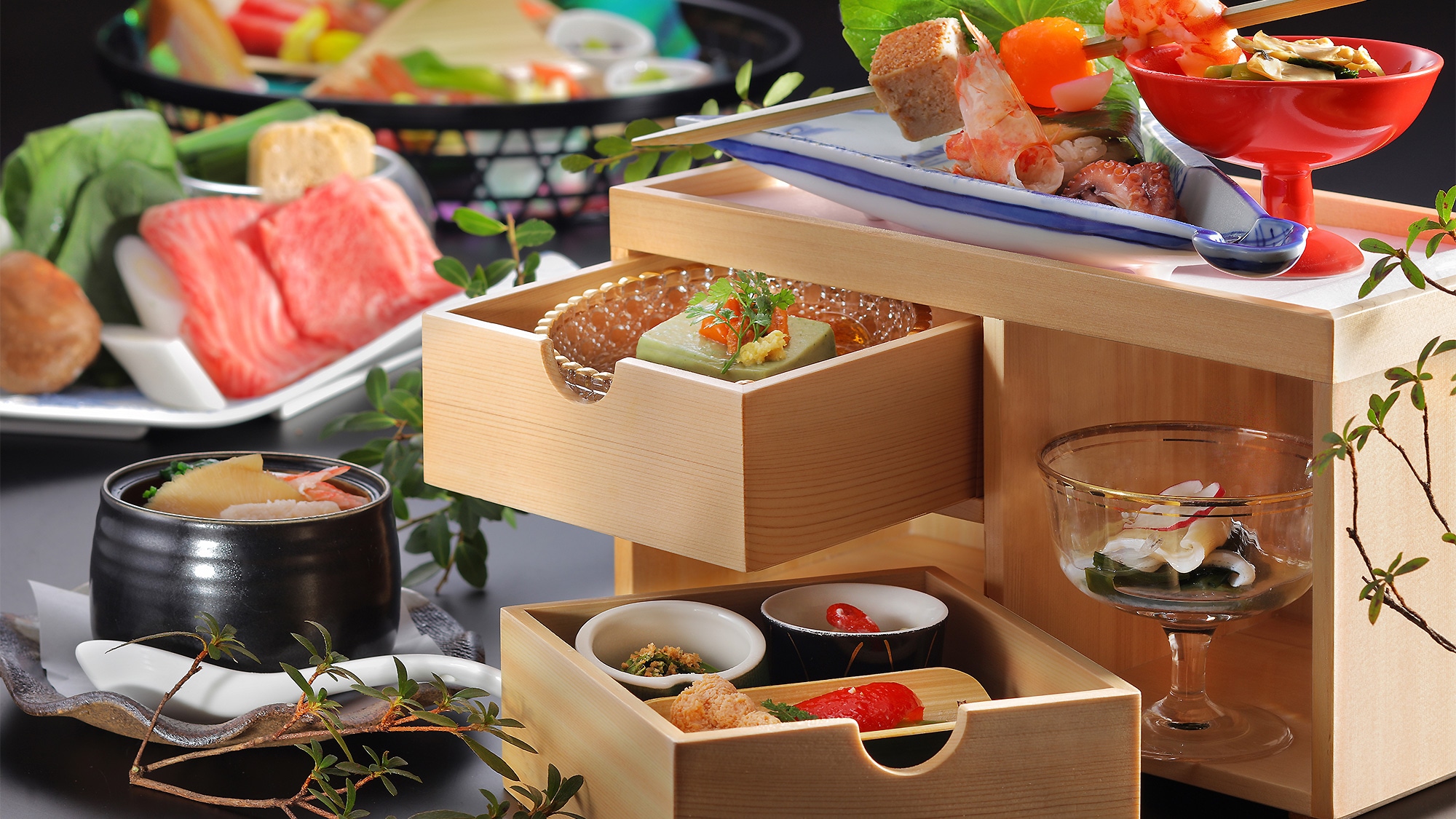 【标准怀石料理】晚餐示例