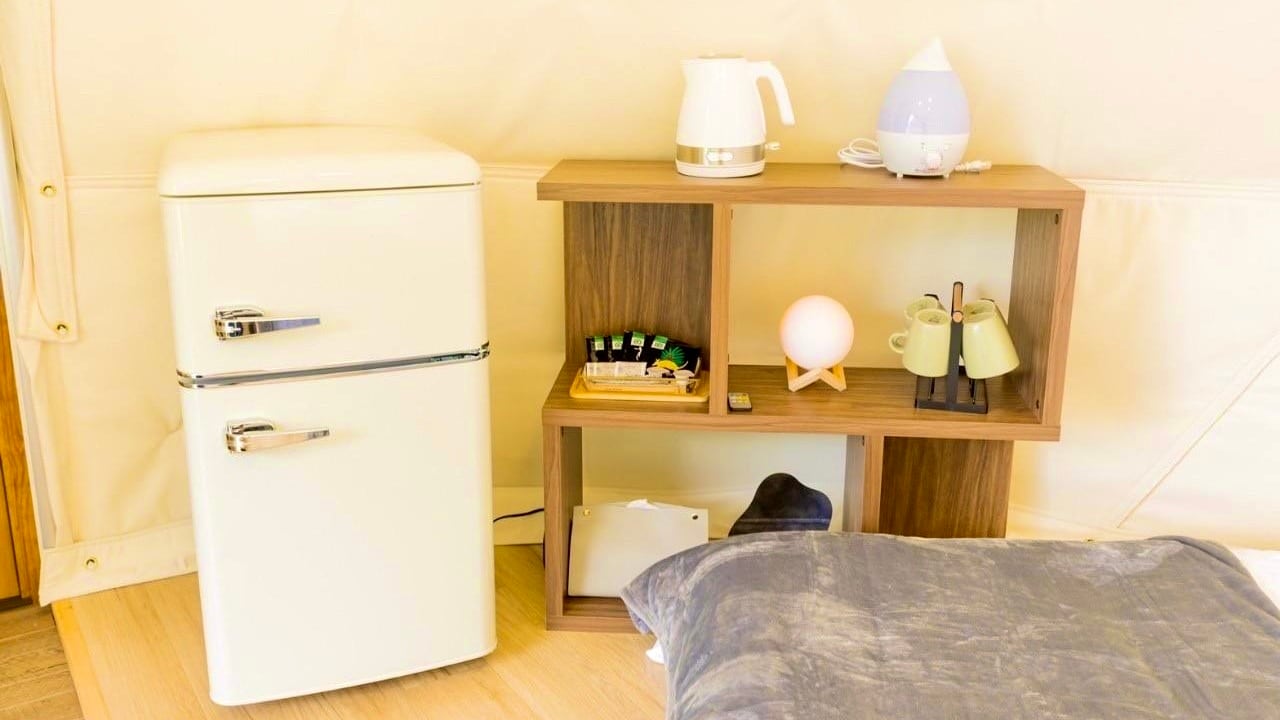 ``7'' Tenda kubah dengan pemandian terbuka pribadi Double&kali;2 Single&kali;2