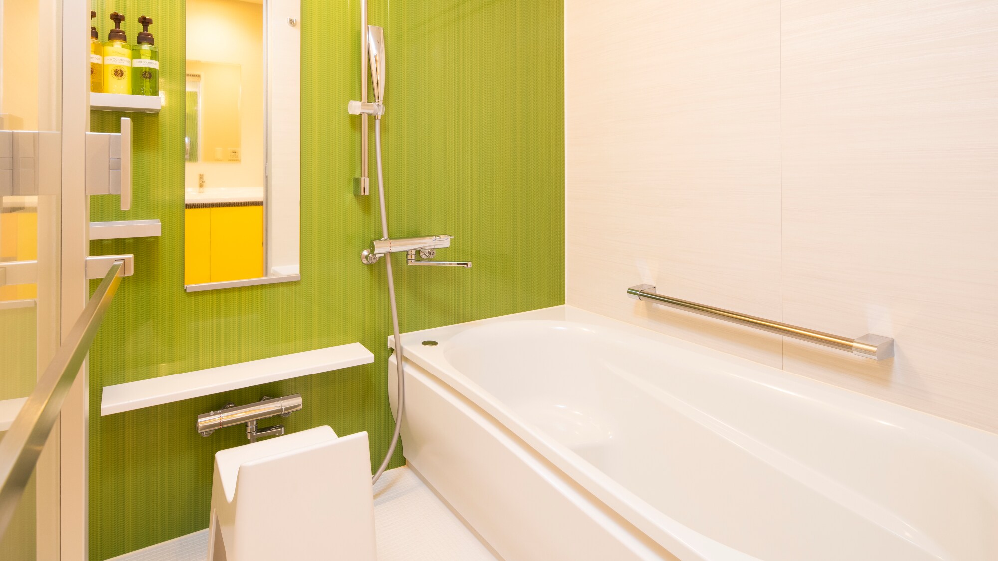 Family room and bathroom (example)