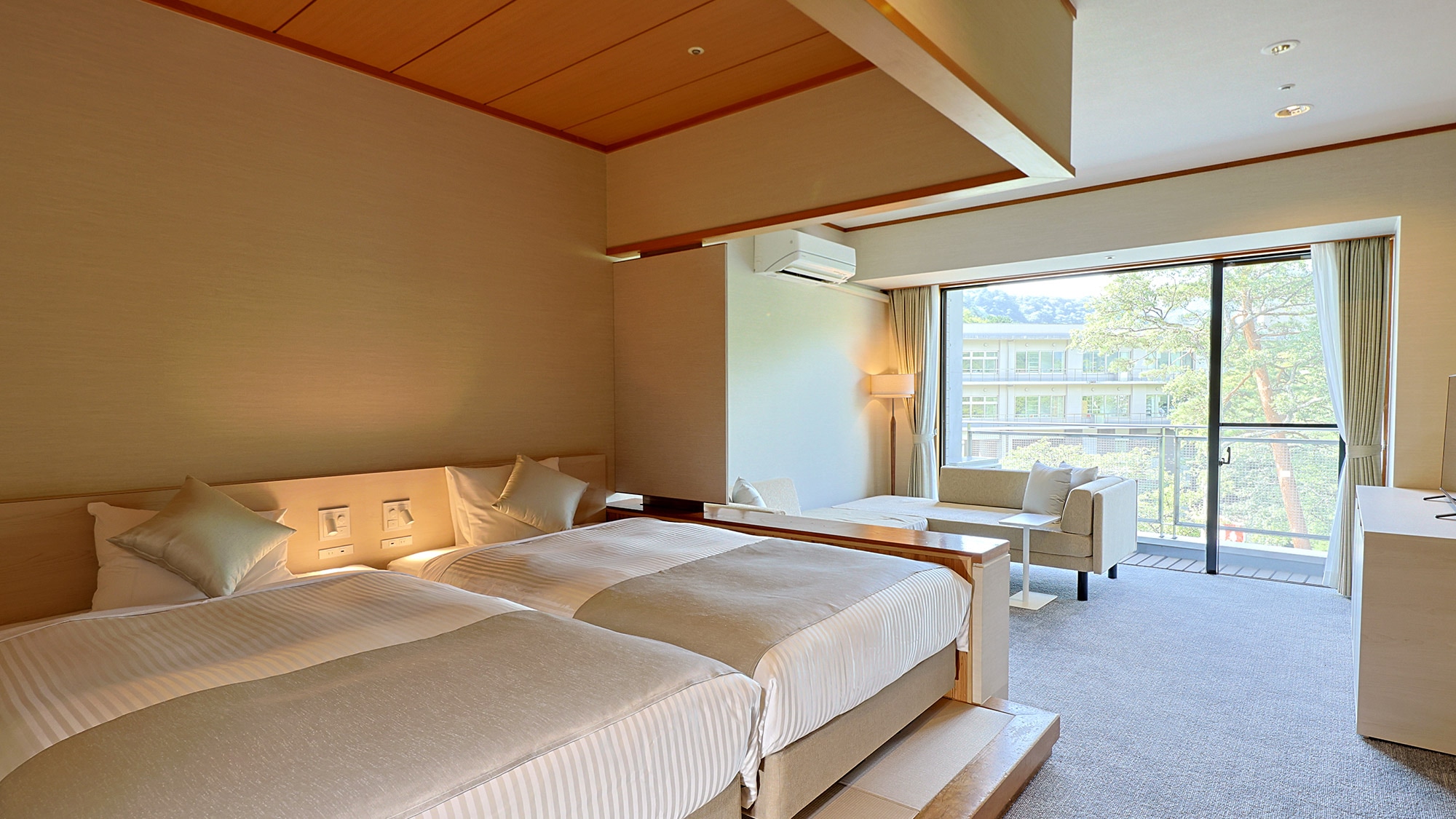Superior Japanese-style Twin Bed, No Indoor Bath