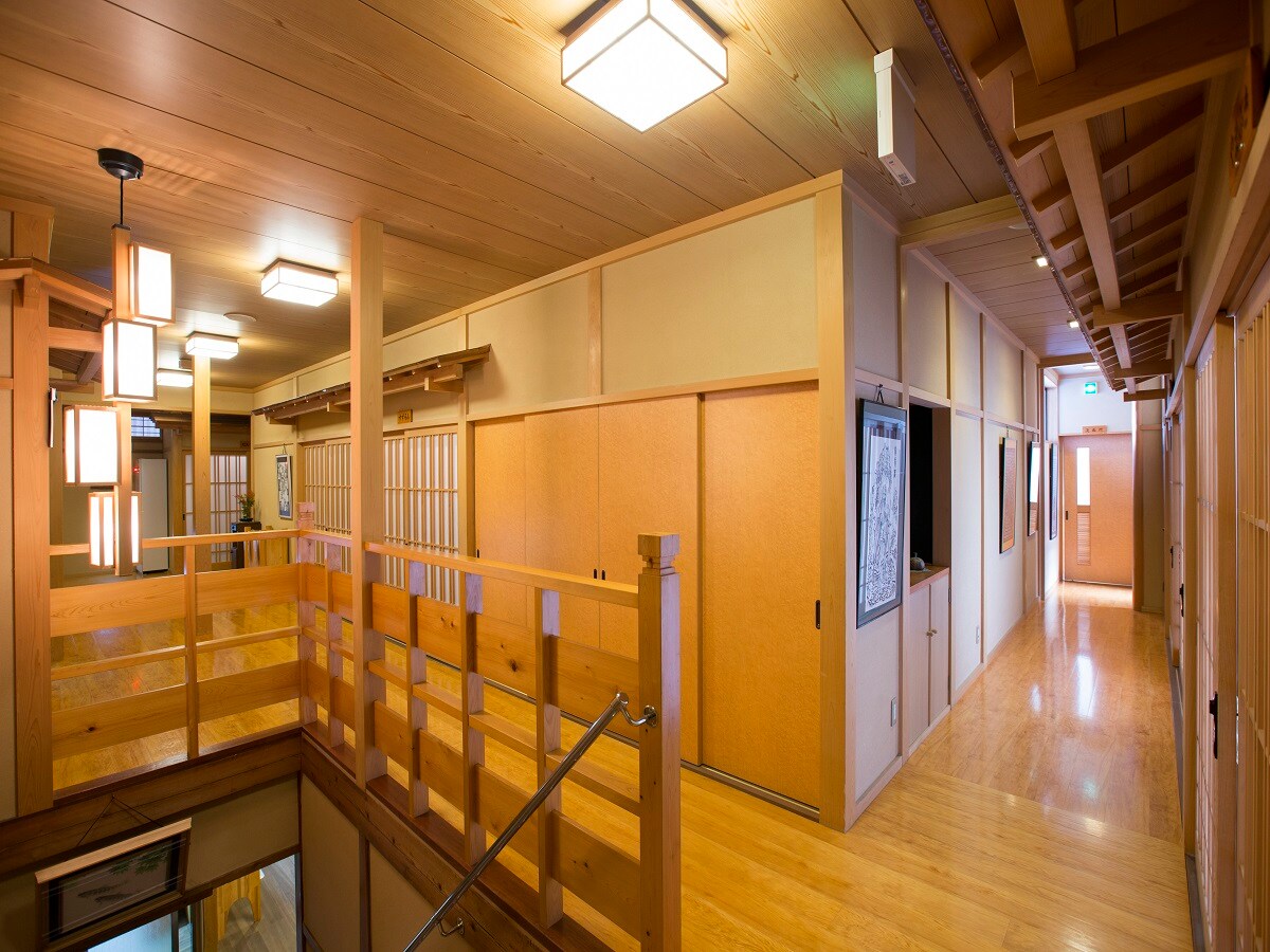 The second floor is also spacious and open