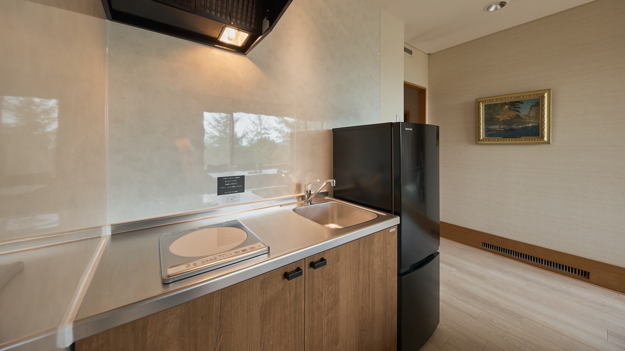 Standard room example | Includes a mini kitchen and cooking utensils