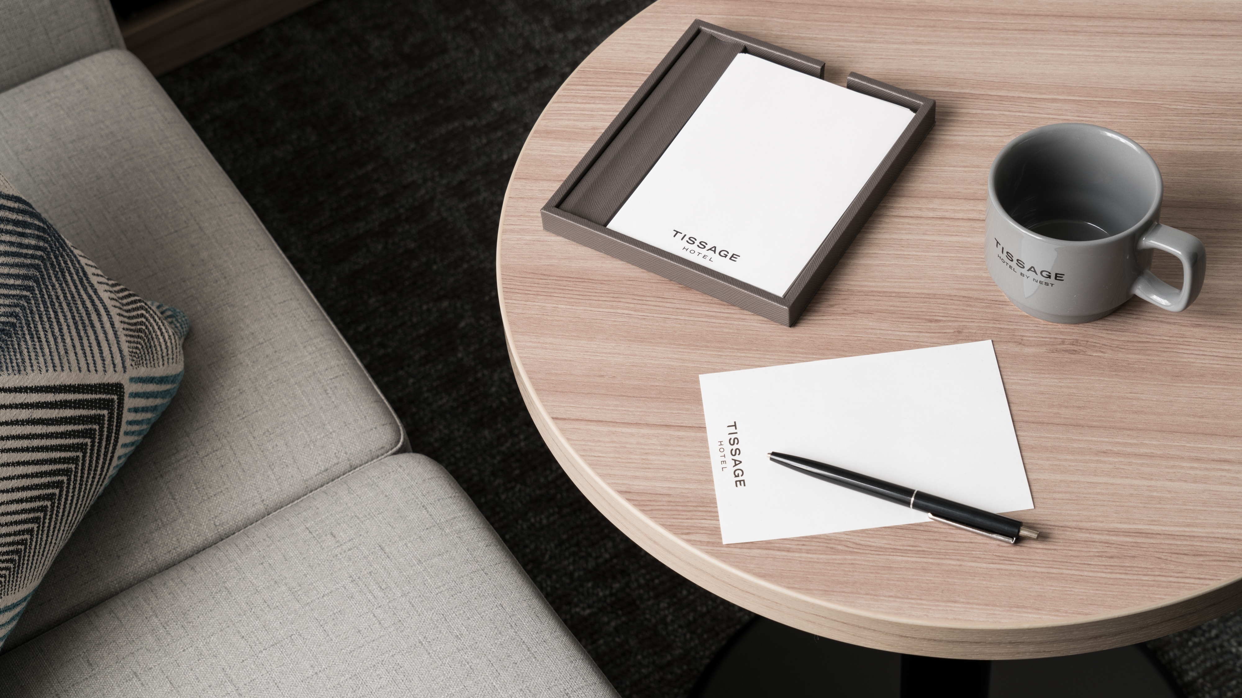 The rooms are simple and modern in design.