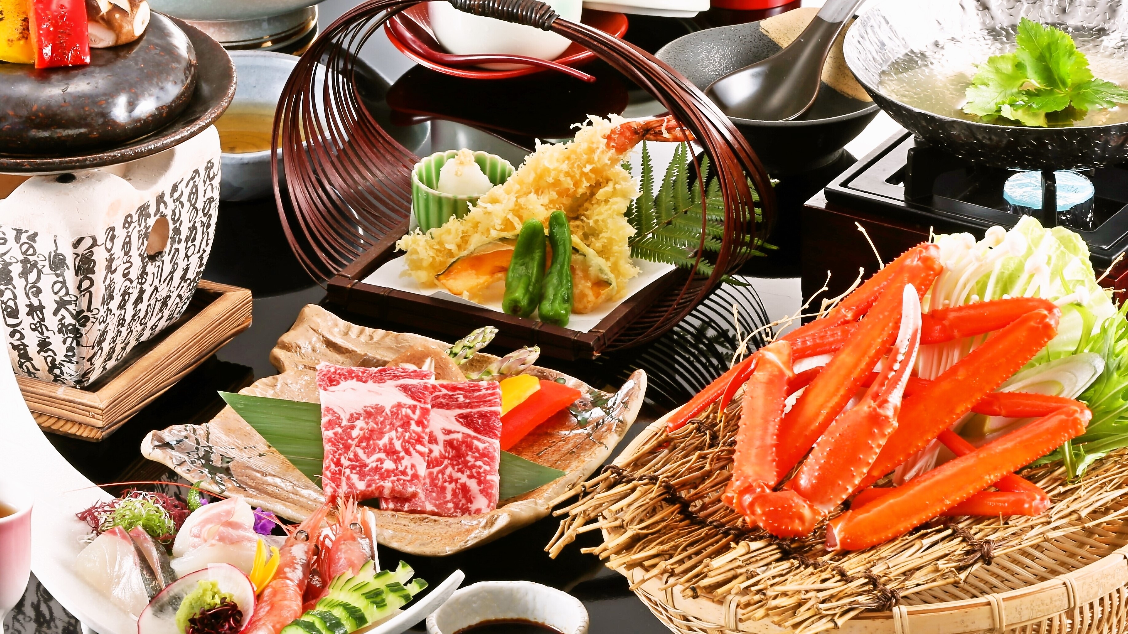 Snow crab and Wagyu beef