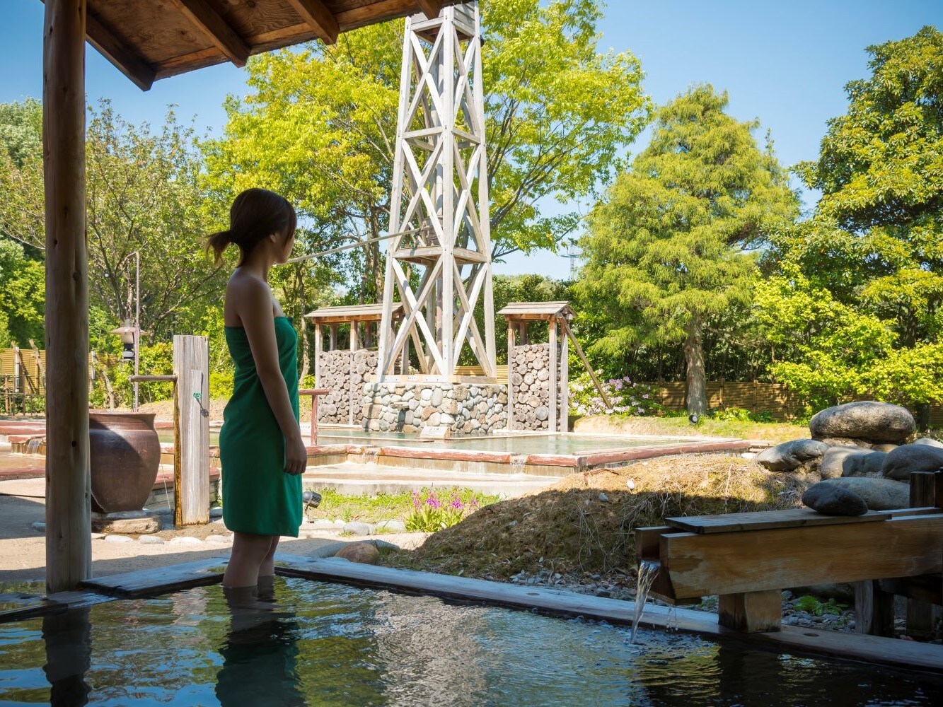 [Mixed-bathing open-air bath] Tanbo no Yu