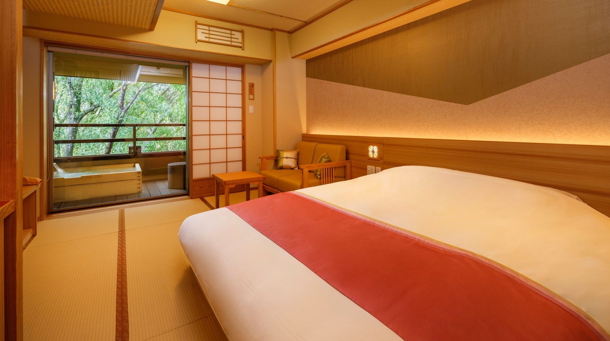 4th Floor, Miyabi Floor, Japanese-style Double Room / 21 sq m (accommodates 2 people)