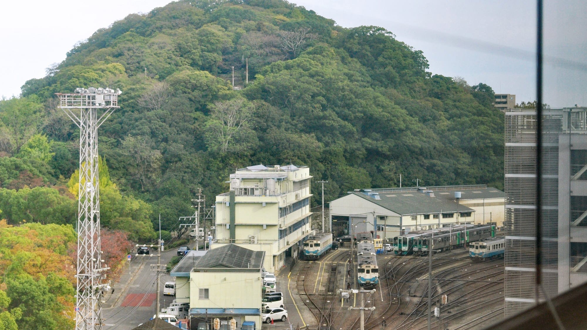 [高級雙床房] 火車景觀