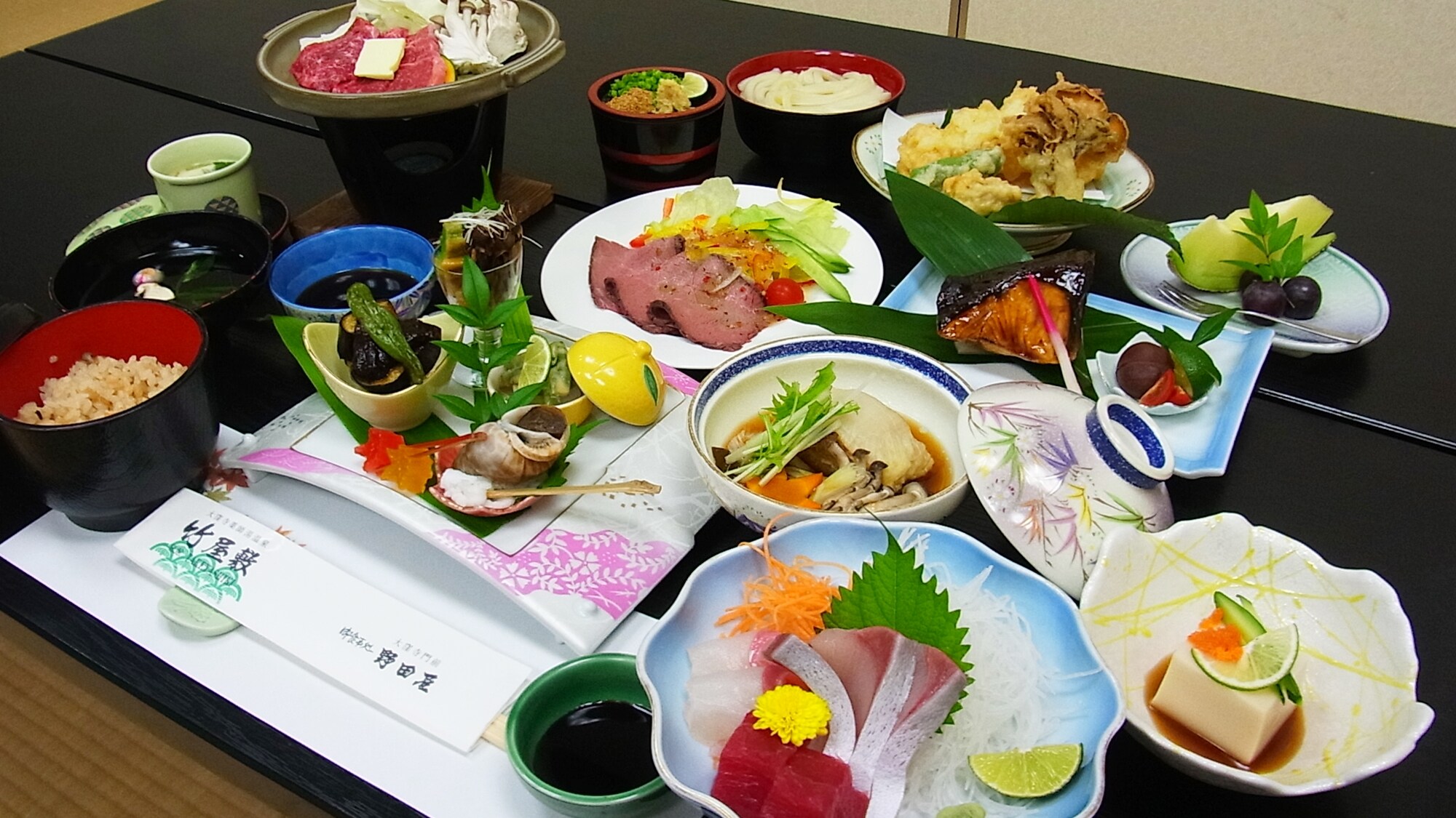 *[Dinner example] Upgrade your dinner! Bamboo Kaiseki course