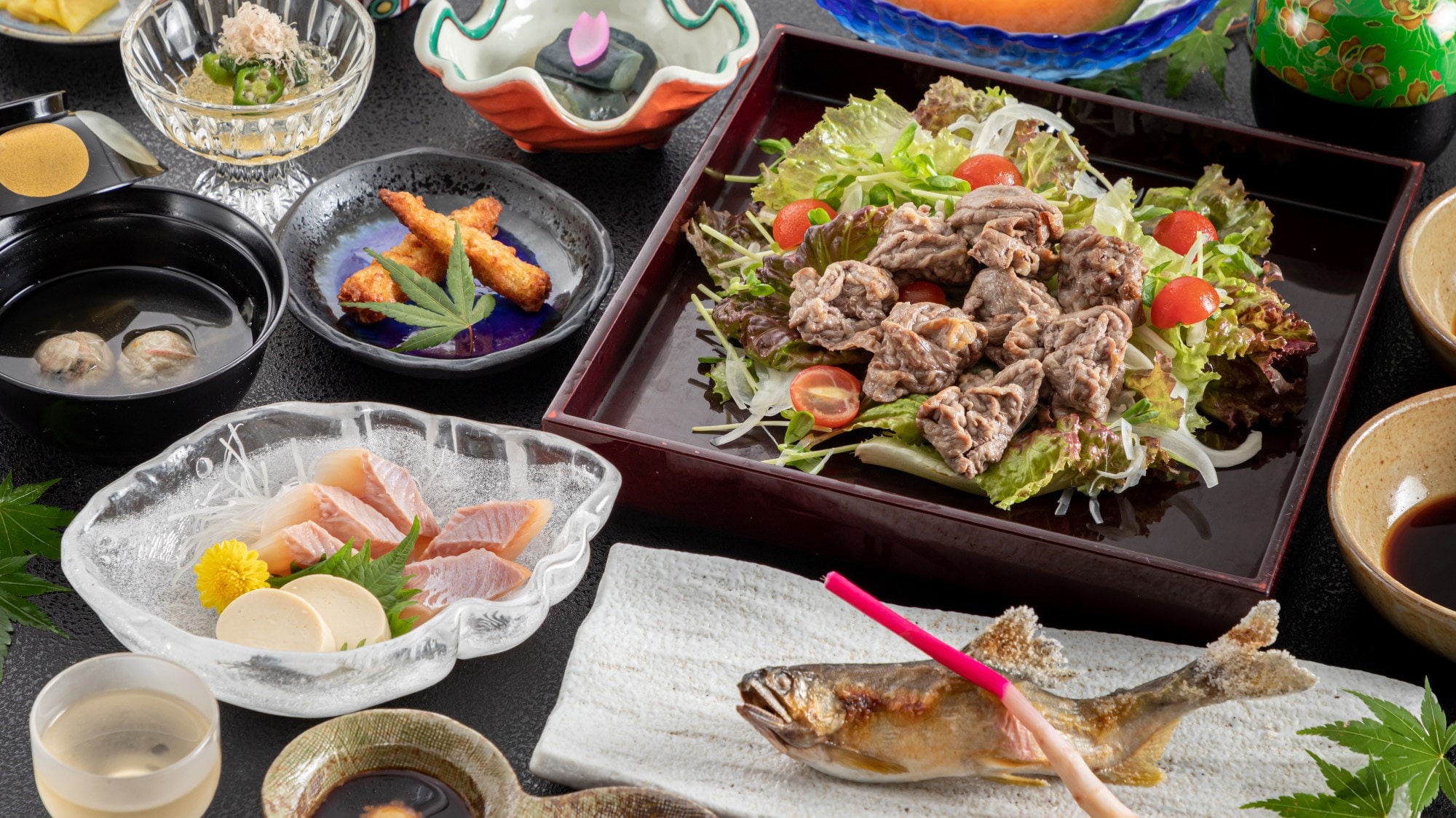 [Supper] Standard Kaiseki (Summer) Example