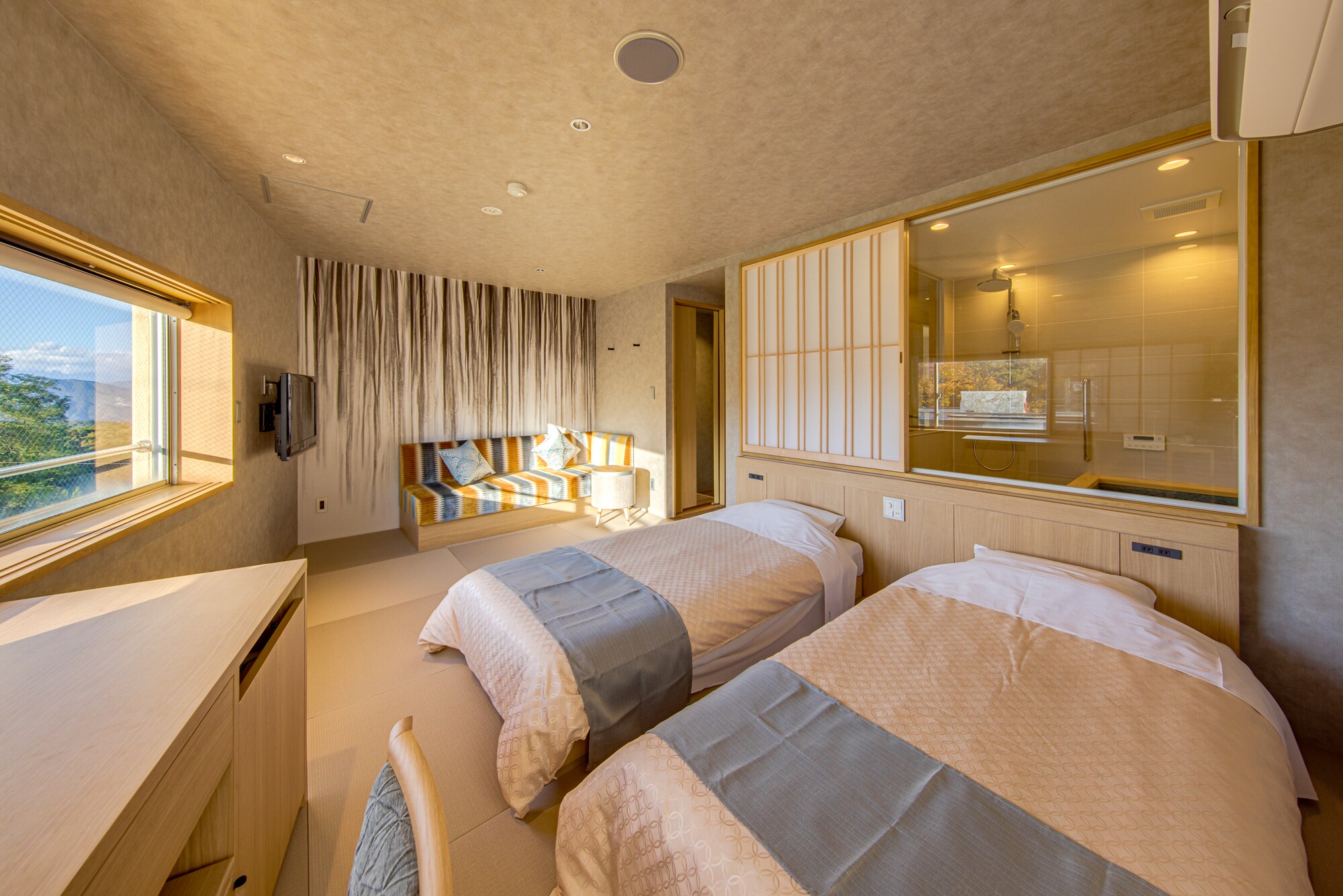 Renovated guest rooms