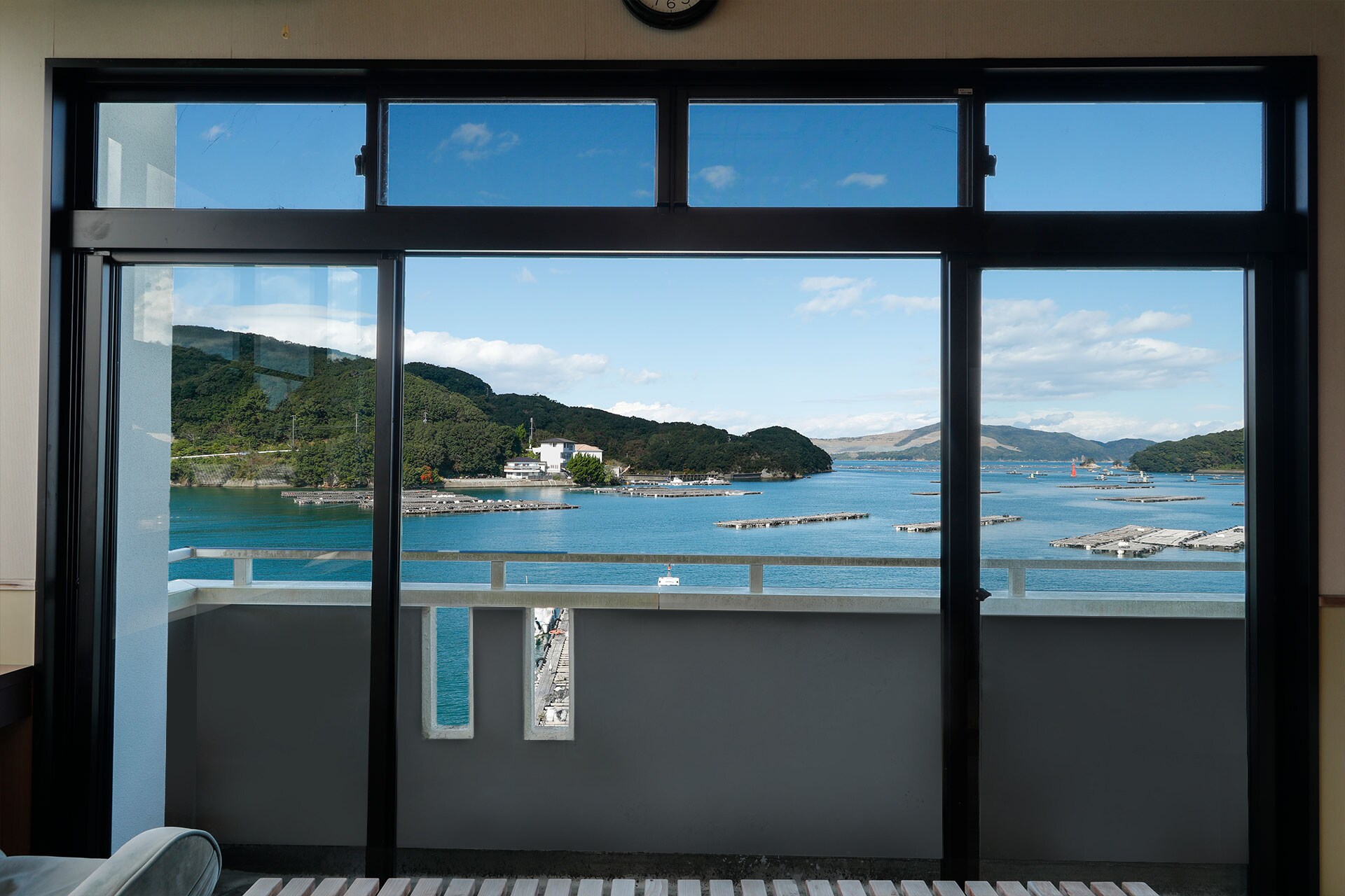 View from the large public bath