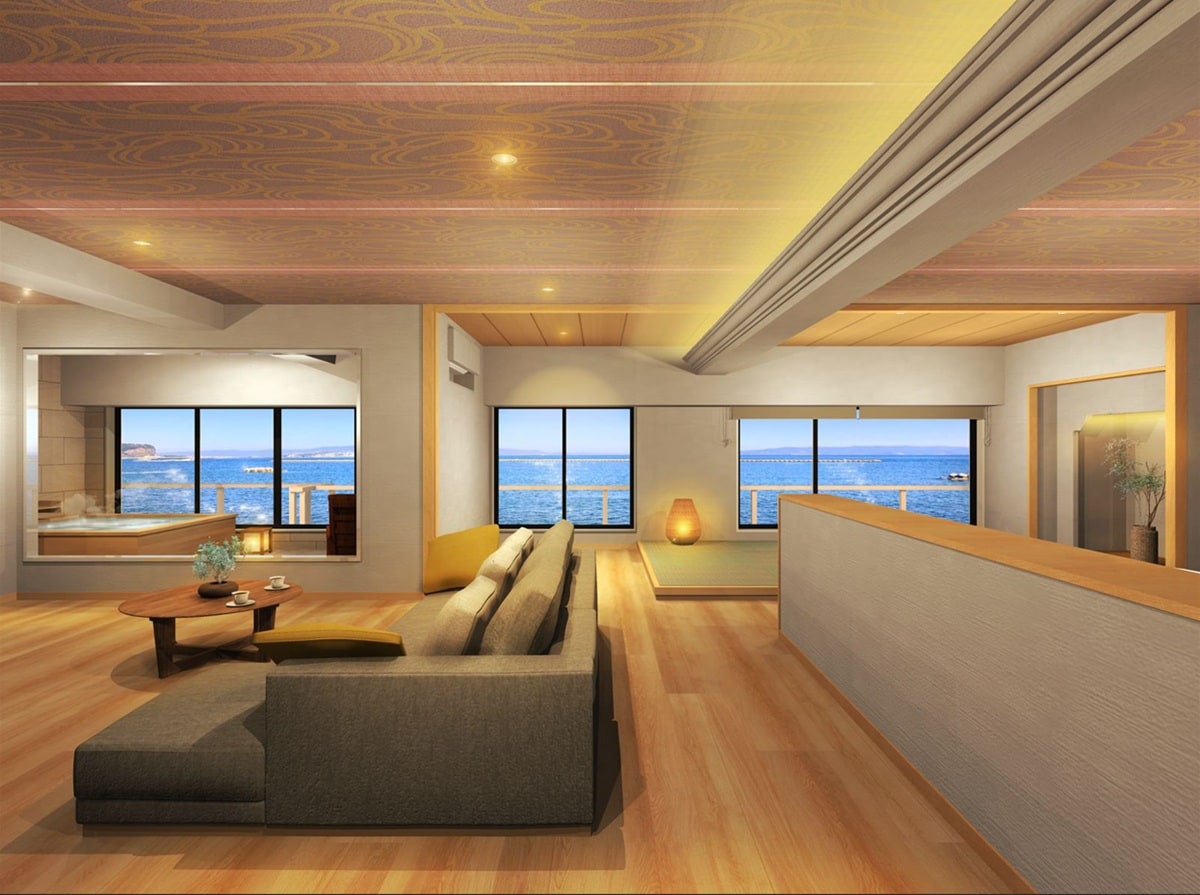 高级日西合璧客房(带露天浴池)- Shionone