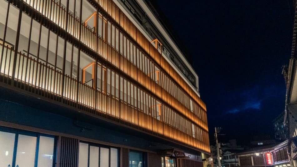 Exterior night view