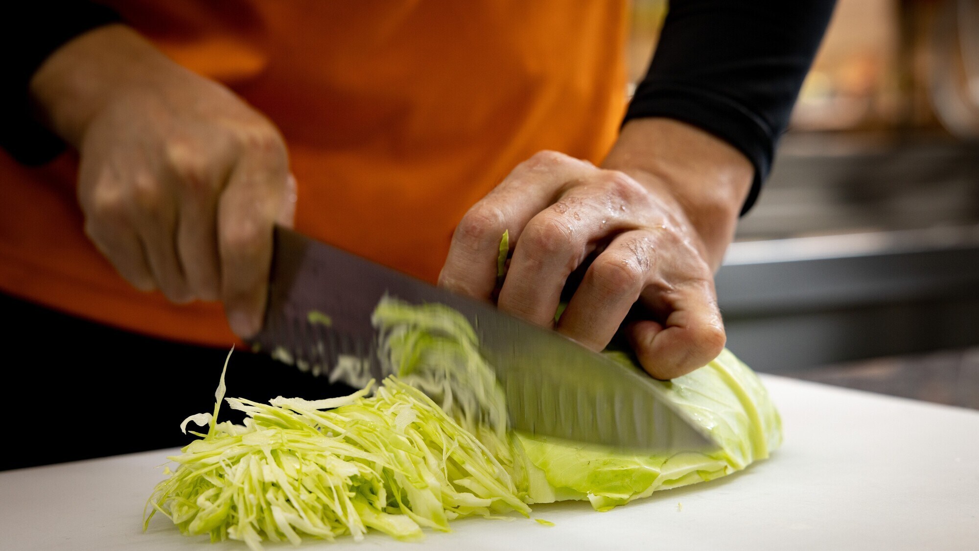 Fresh vegetables grown in-house