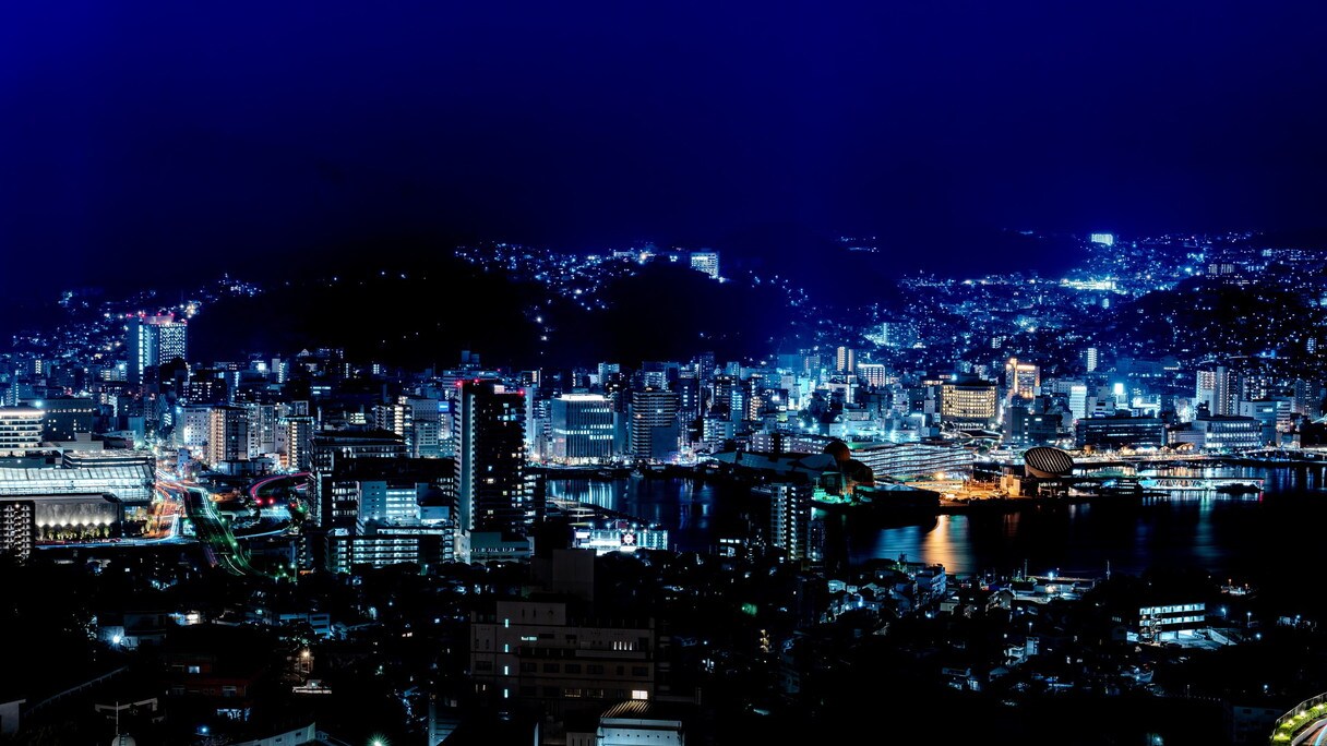 Night view from the hotel
