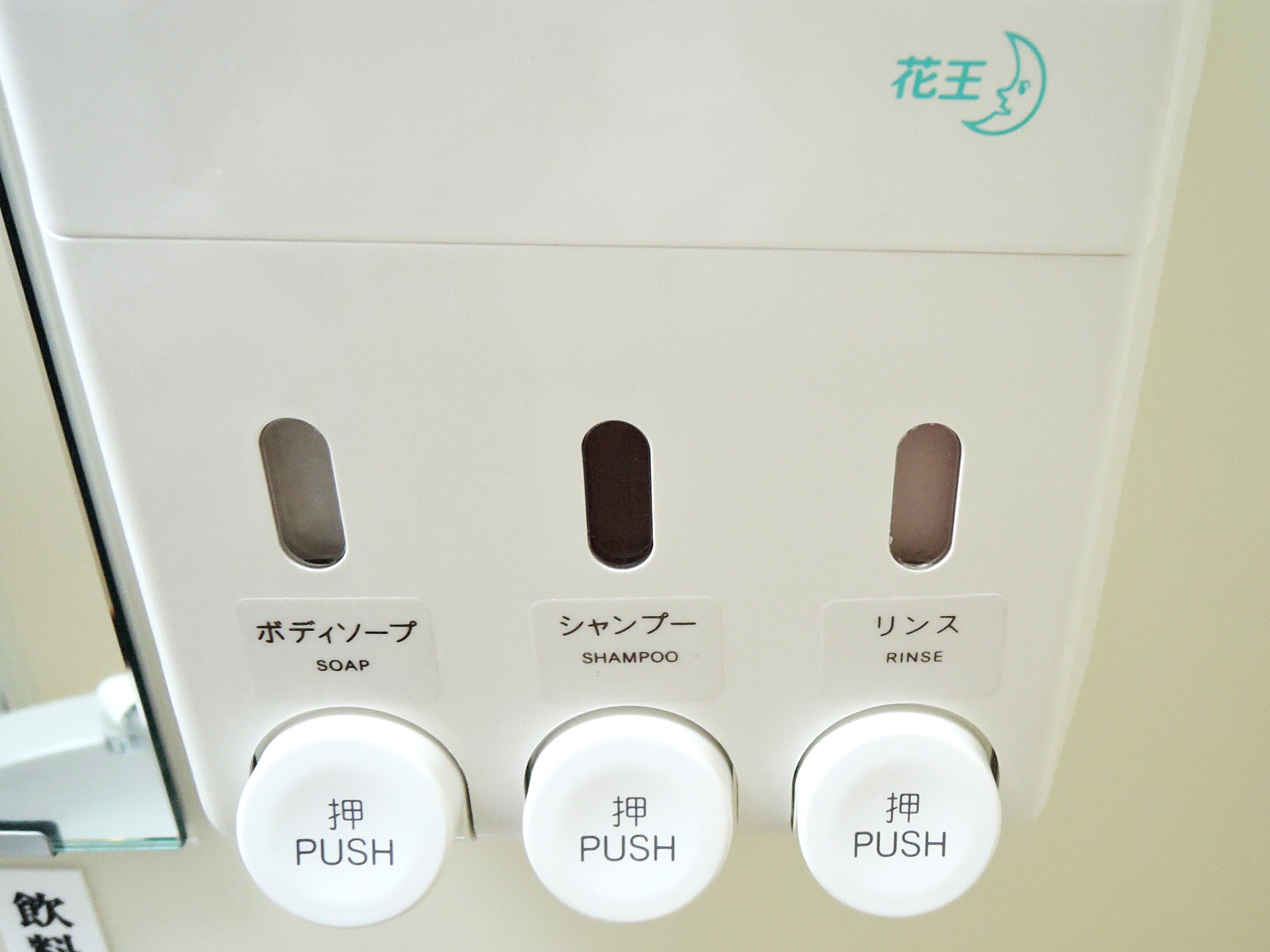 In the unit bath: [shampoo, conditioner, body soap]