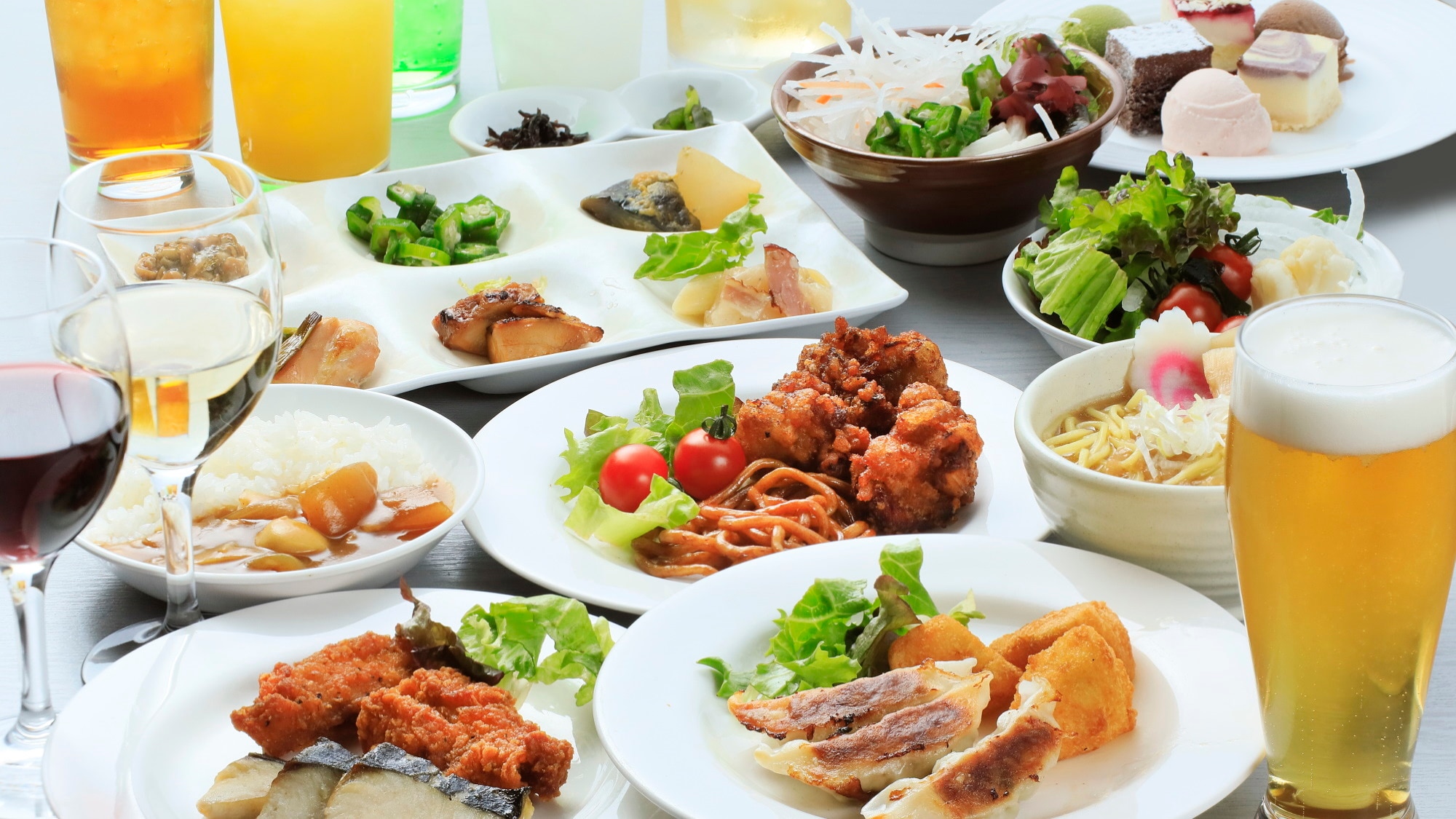 【餐食】品尝当地风味的日式自助餐*例