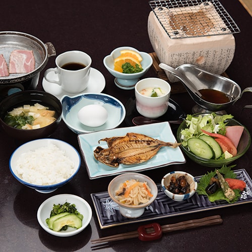 An example of breakfast A warm Japanese breakfast using local seasonal products 2