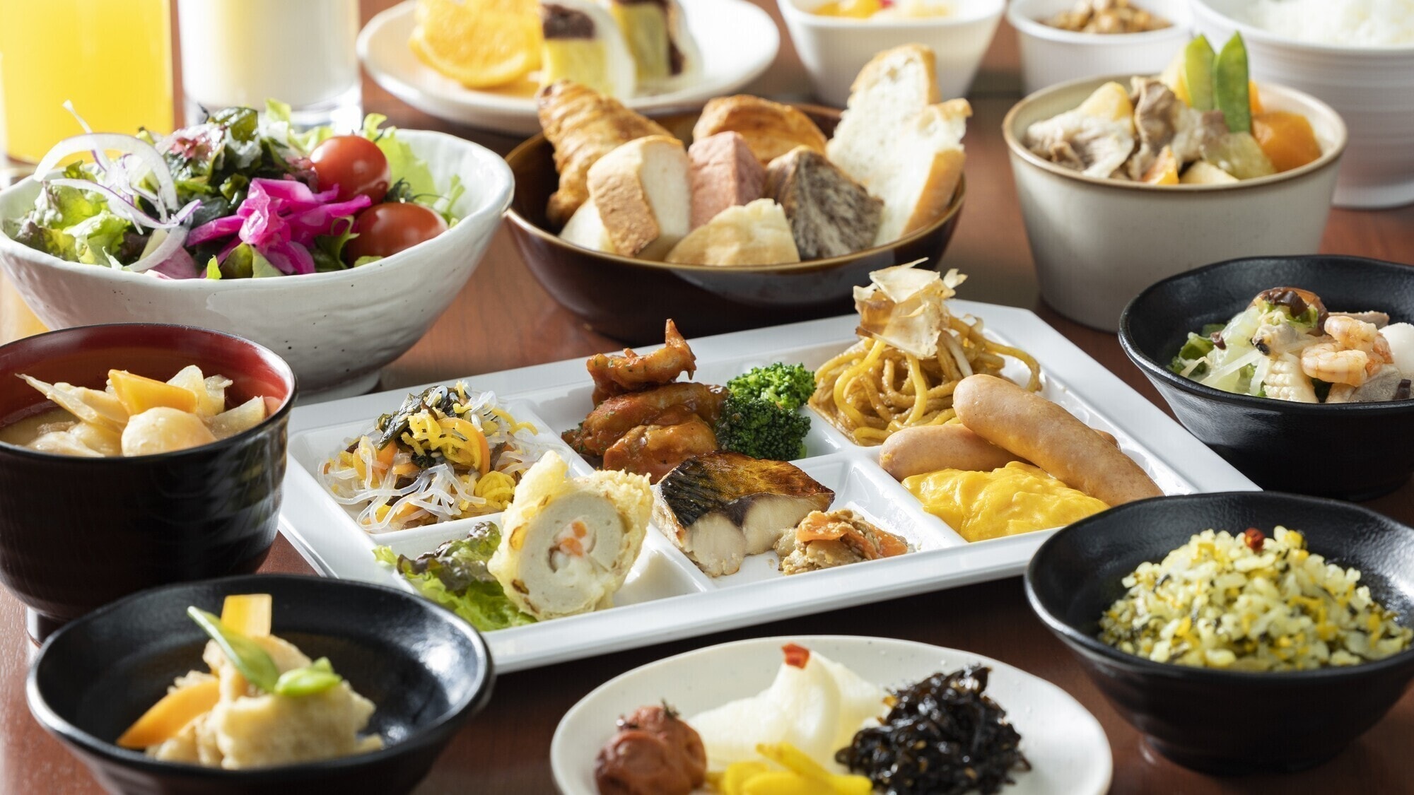 [Breakfast] Buffet arrangement example