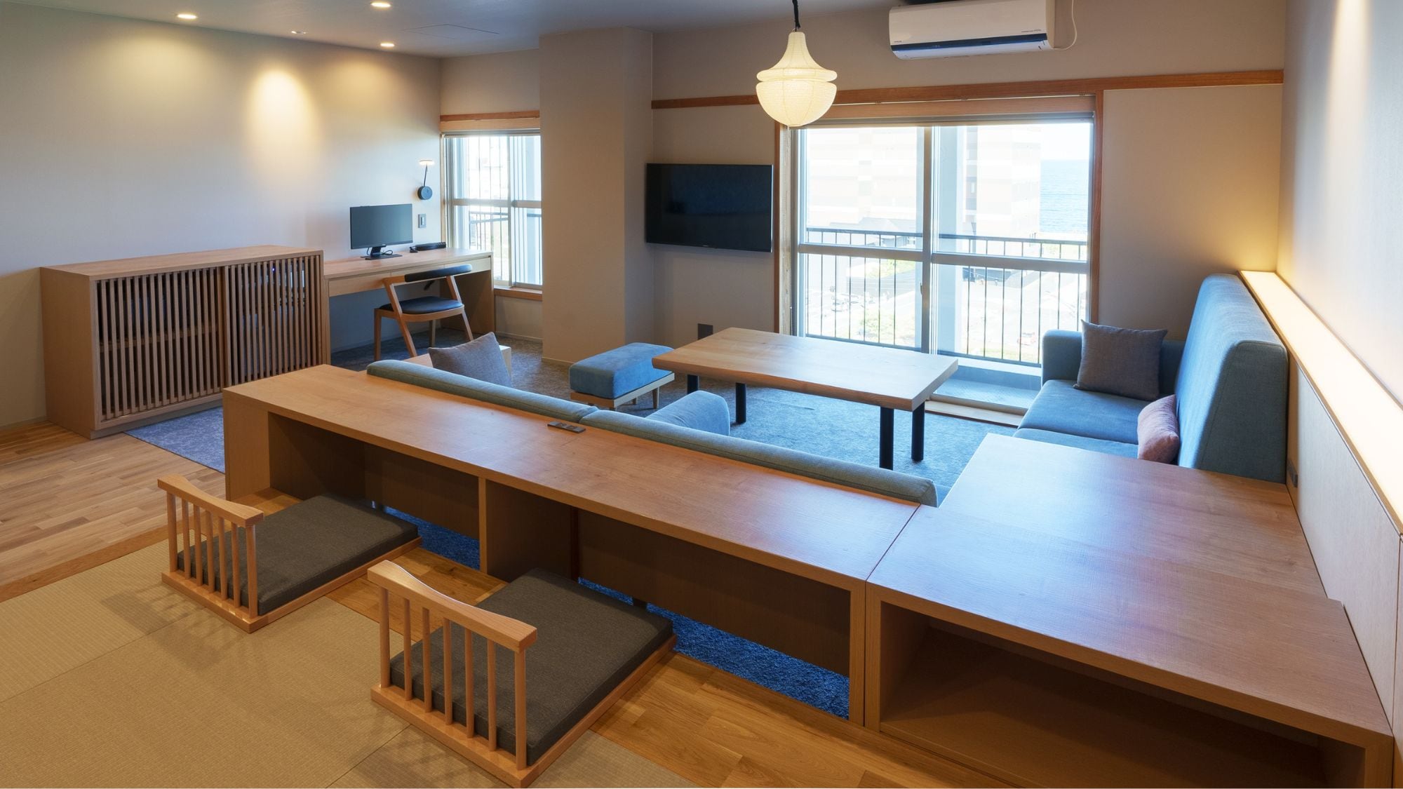 ◆Modern Jepang premium | Dilengkapi dengan sofa besar dan dapur mini, direkomendasikan untuk masa inap jangka panjang