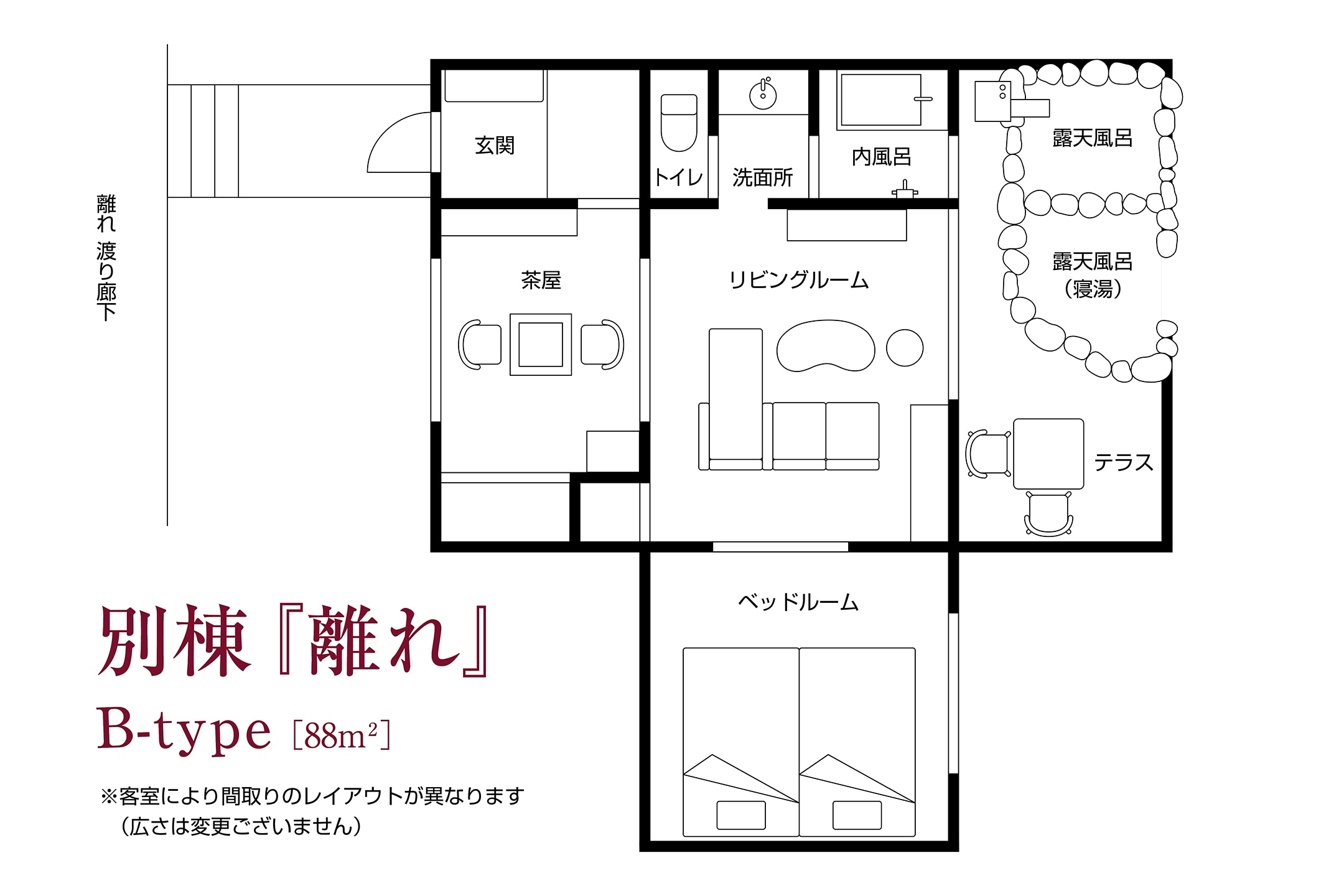 [獨立建築「附屬建築」B型] 樓層平面圖