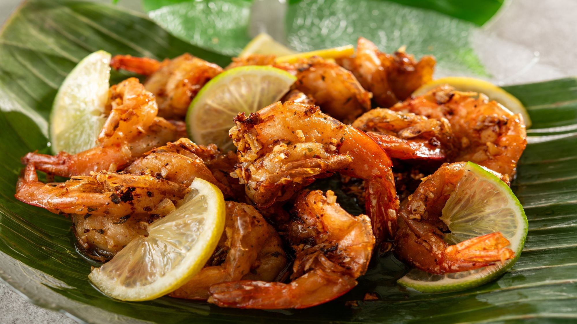 ภาพบุฟเฟ่ต์อาหารเย็น : กุ้งกระเทียม