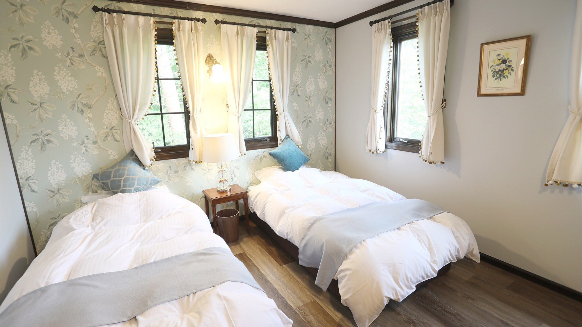 ・ <Twin room ②> 2 single beds